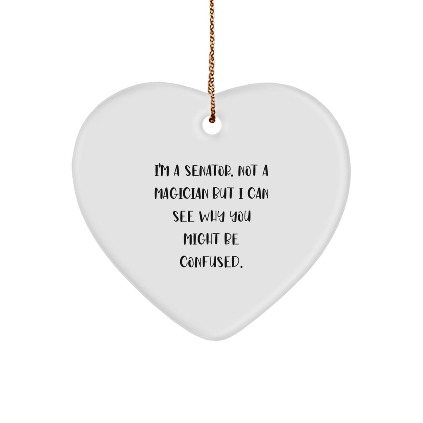 Heartfelt Senator Gifts from Men - Funny Christmas Unique Gifts for Senator Friends Coworkers - Image 1