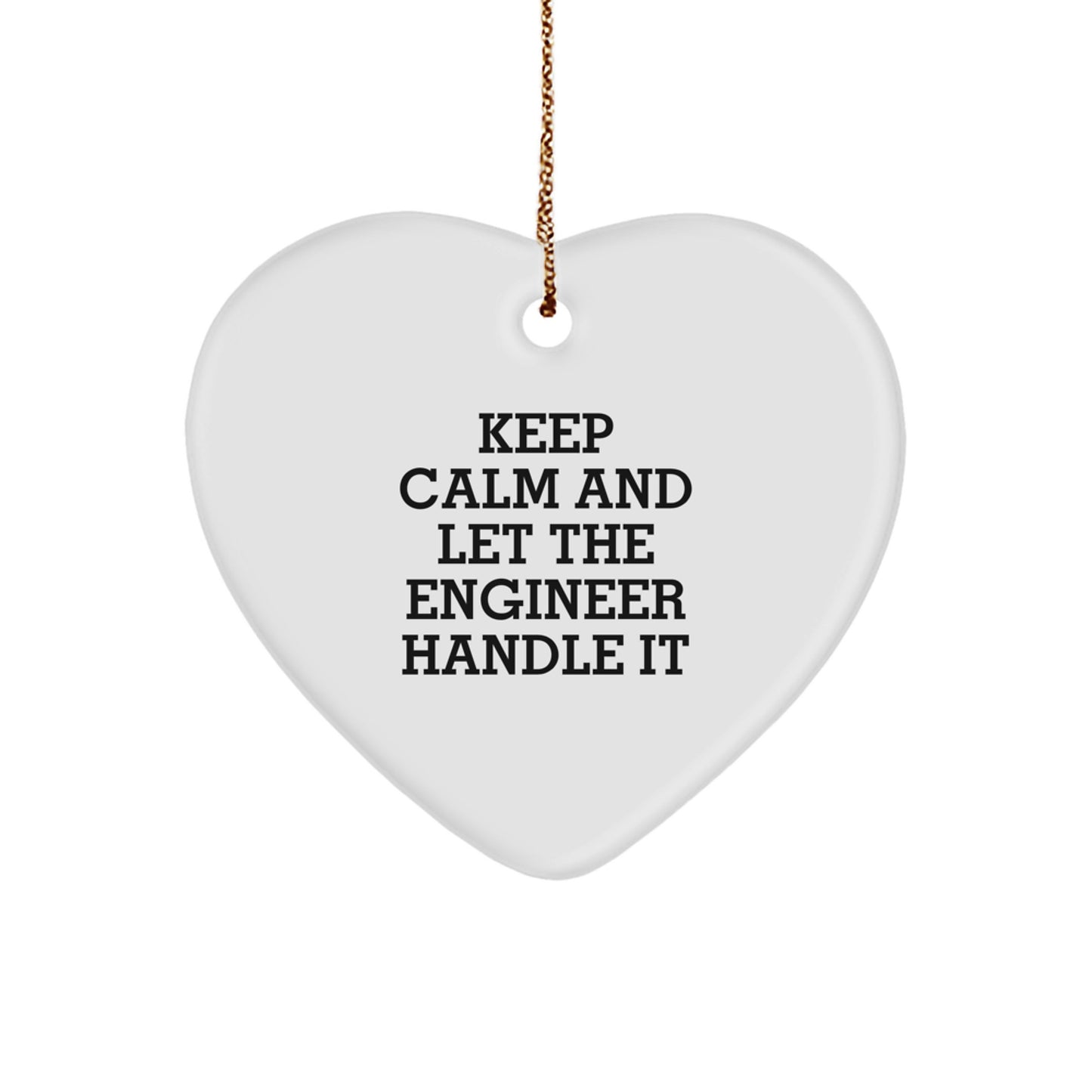 Funny Engineer Heart Ornament Gifts from Friends for Engineer Men - Image 1