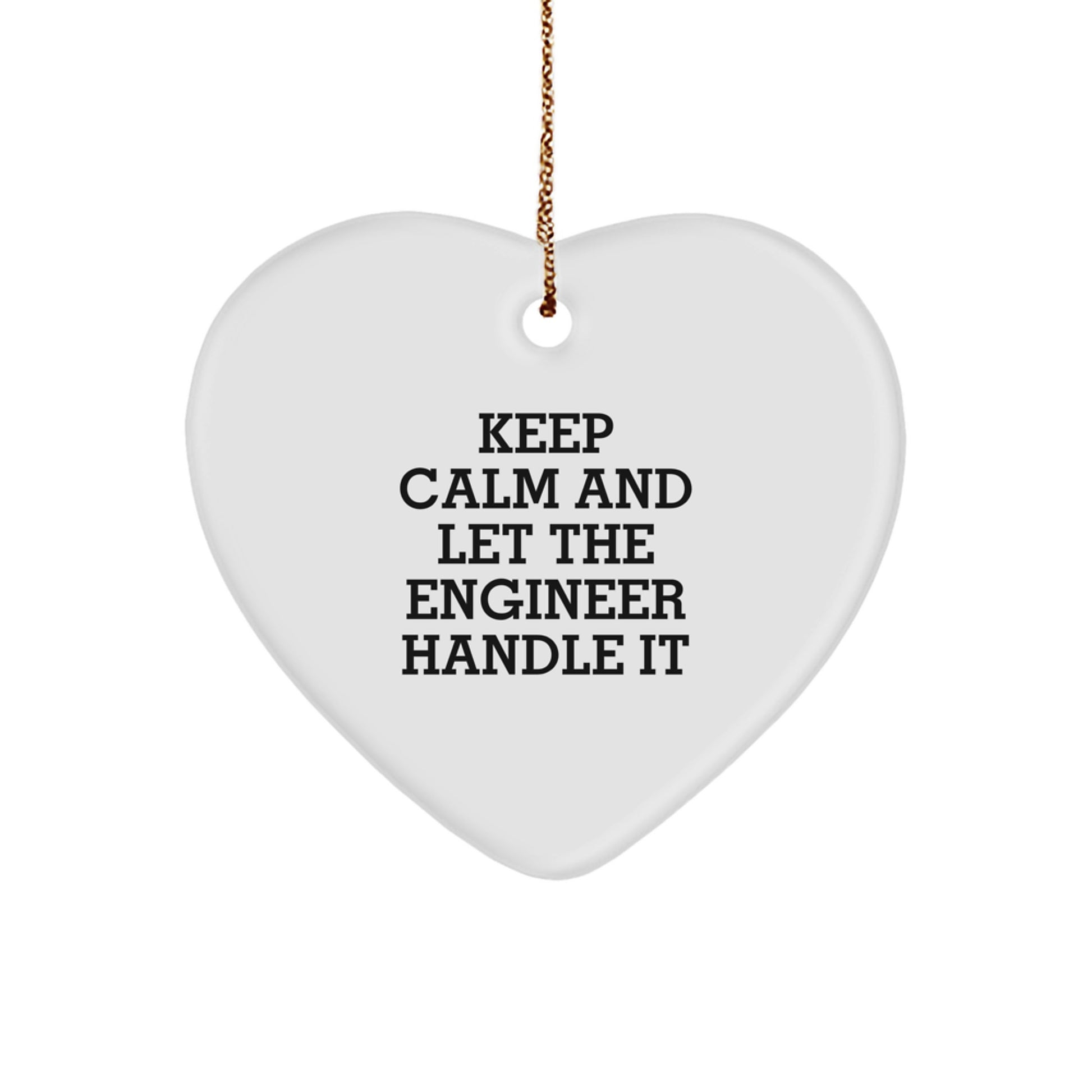 Funny Engineer Heart Ornament Gifts from Friends for Engineer Men - Image 1