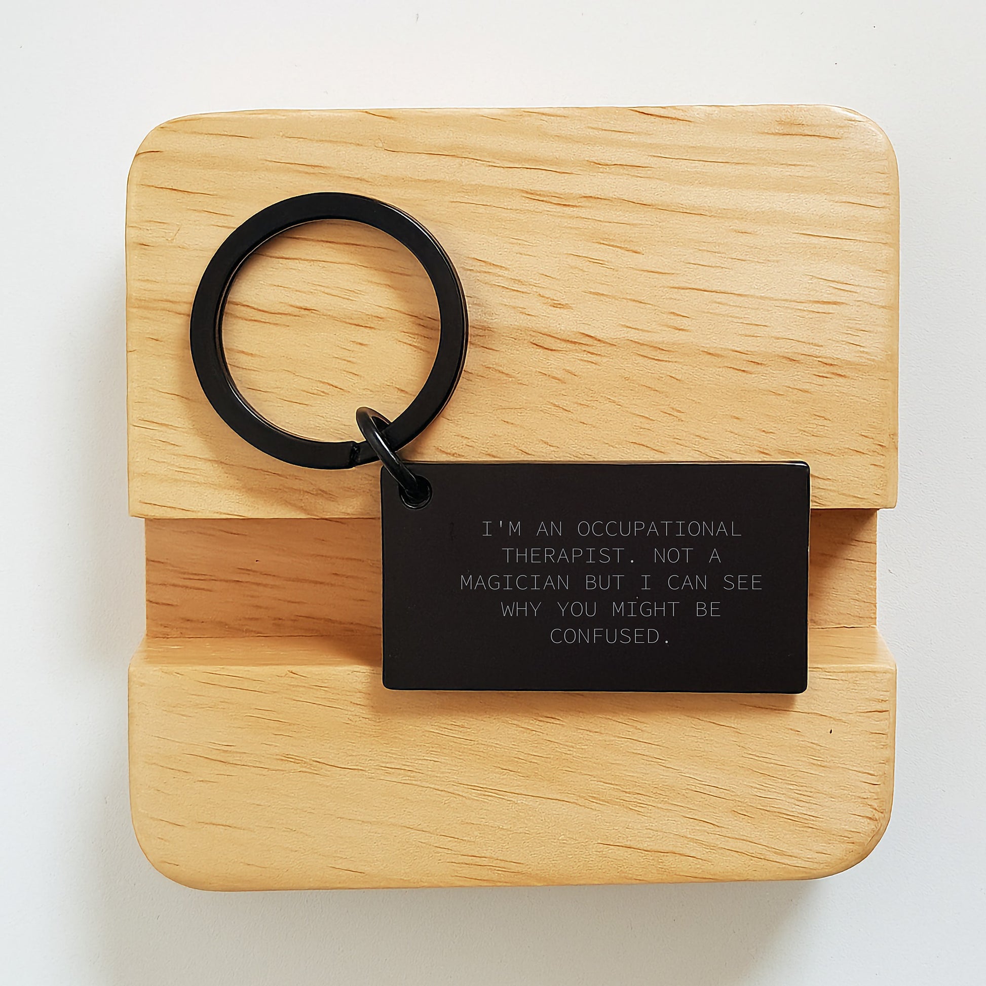Occupational Therapist Gifts, Funny Quote Keychain, Gifts from Family to Occupational Therapist, Unique Graduation Gifts for Occupational Therapist Men and Women - Image 2