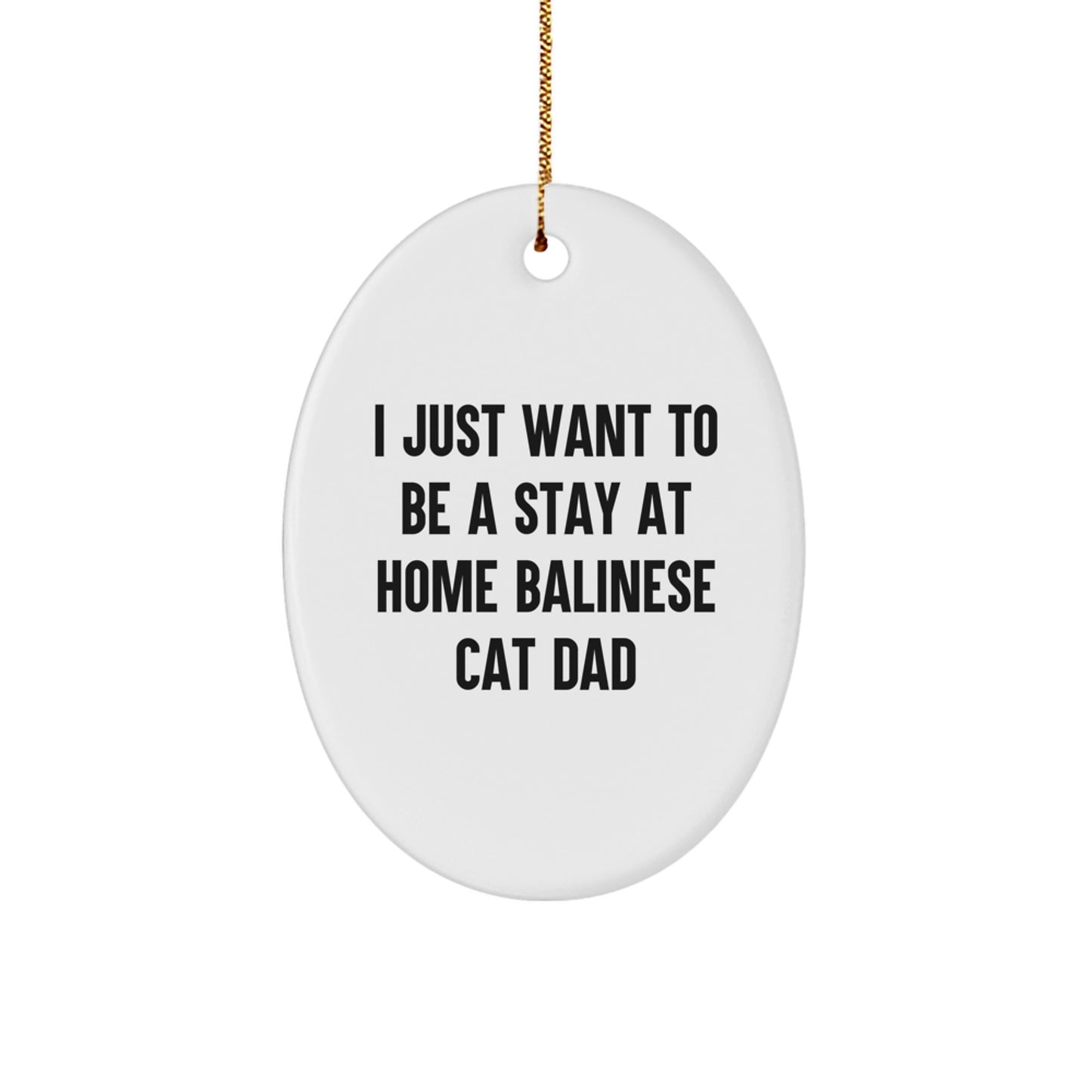 Funny Balinese Cat Dad Gifts from Men to Friends for Balinese Cat Lover on Christmas Unique Gifts - Image 1