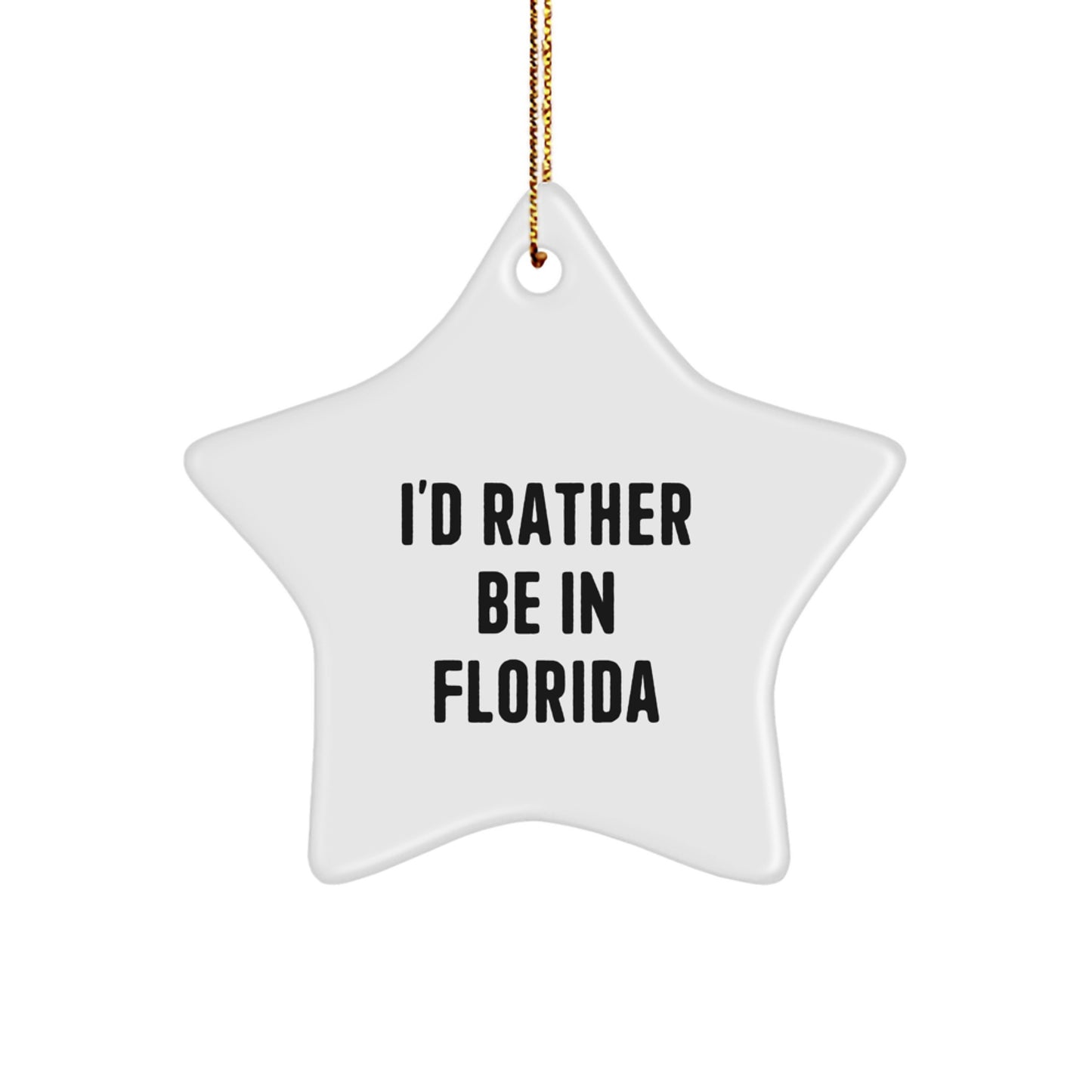 Unique Florida Star Ornament Gifts from Friends and Family for Christmas - Image 1