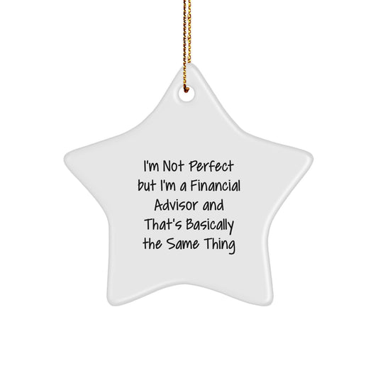 Funny Financial Advisor Gifts That's a Star, Gifts from Friends to Financial Advisors, Christmas Unique - Image 1
