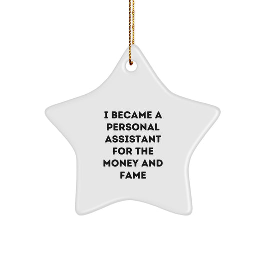 Funny Star Ornament Gifts from Men to Personal Assistants for Christmas - Image 1