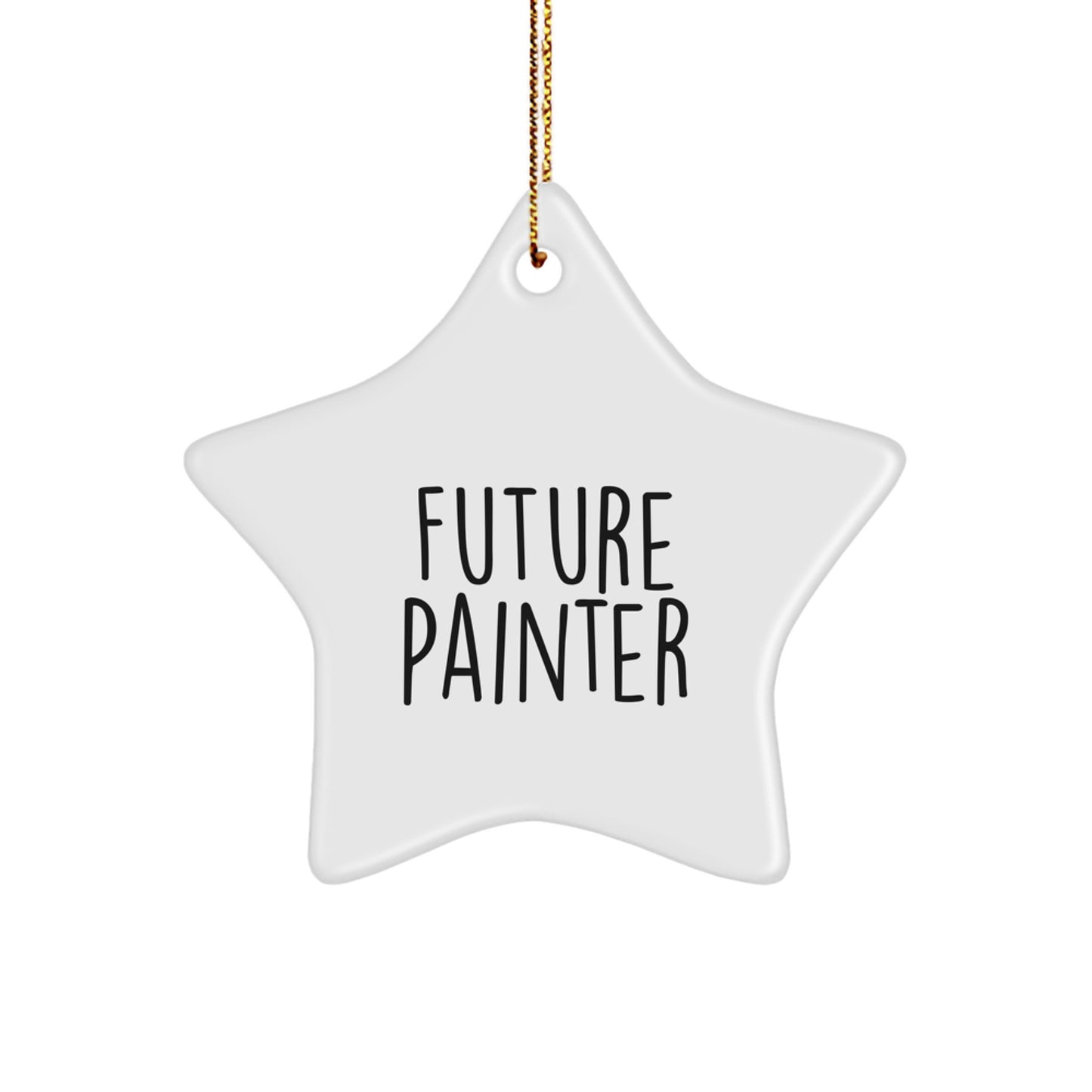 Funny Painter Gifts from Men to Future Painter Star Ornament Christmas Unique Gifts for Painter - Image 1
