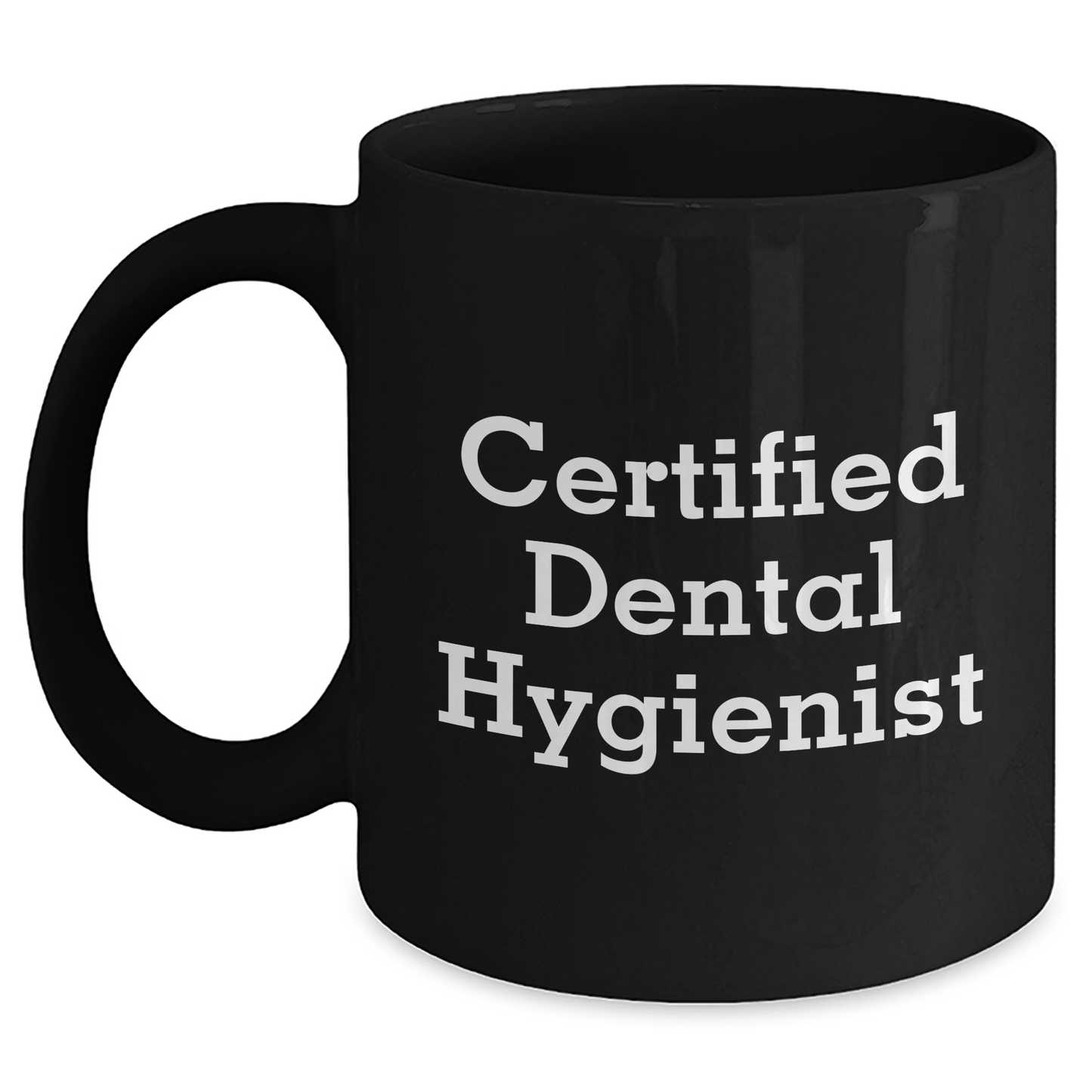 Funny Certified Dental Hygienist Graduation Gifts for Friends and Family, Black Coffee Mug, 'You're the Root of All Success' - Main