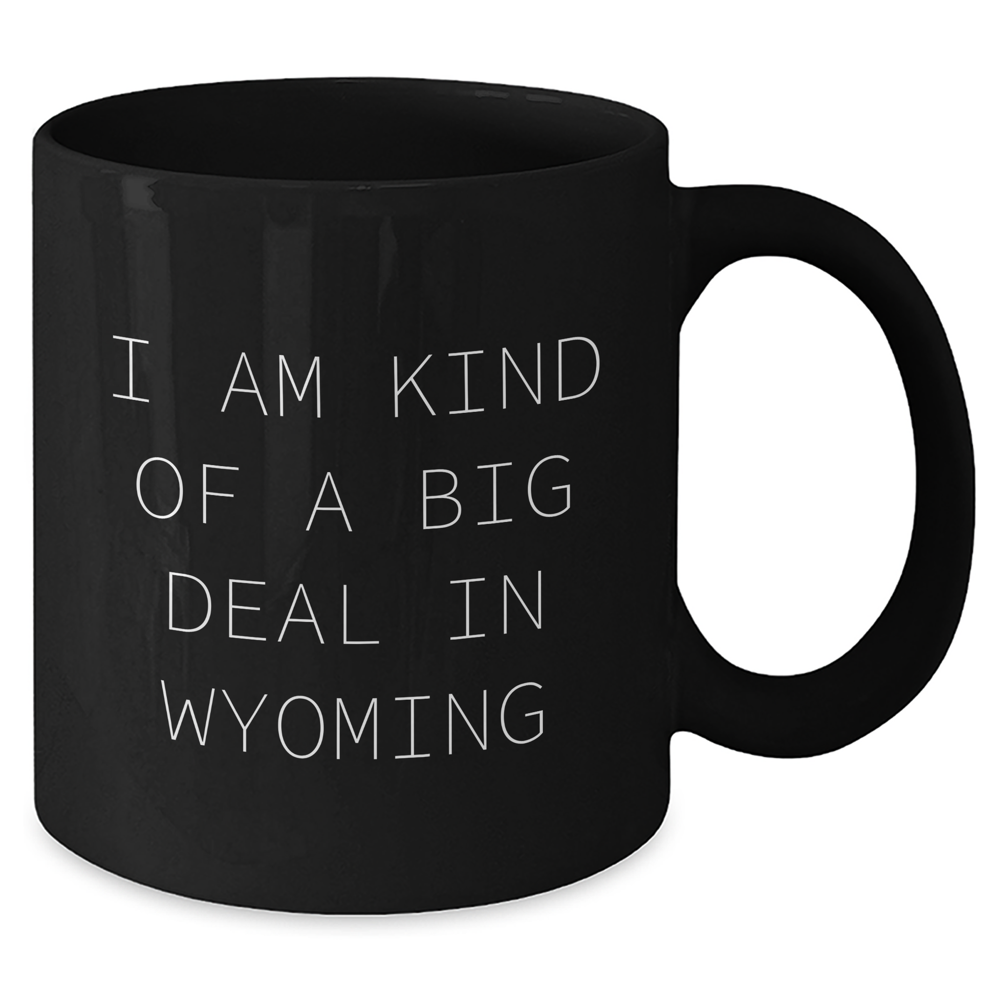 Funny Wyoming Mugs Gifts for Men from Friends, Unique Graduation Black Coffee Mug I Am Kind Of A Prime Selection In Wyoming - Additional