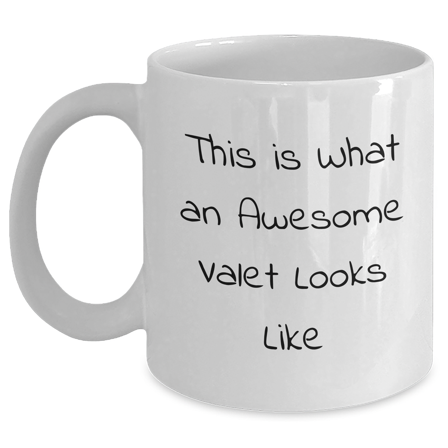 Funny Valet White Coffee Mug Gifts from Family to Awesome Valet, This Is What An Awesome Valet Looks Like, Graduation Unique Gifts for Men - Main