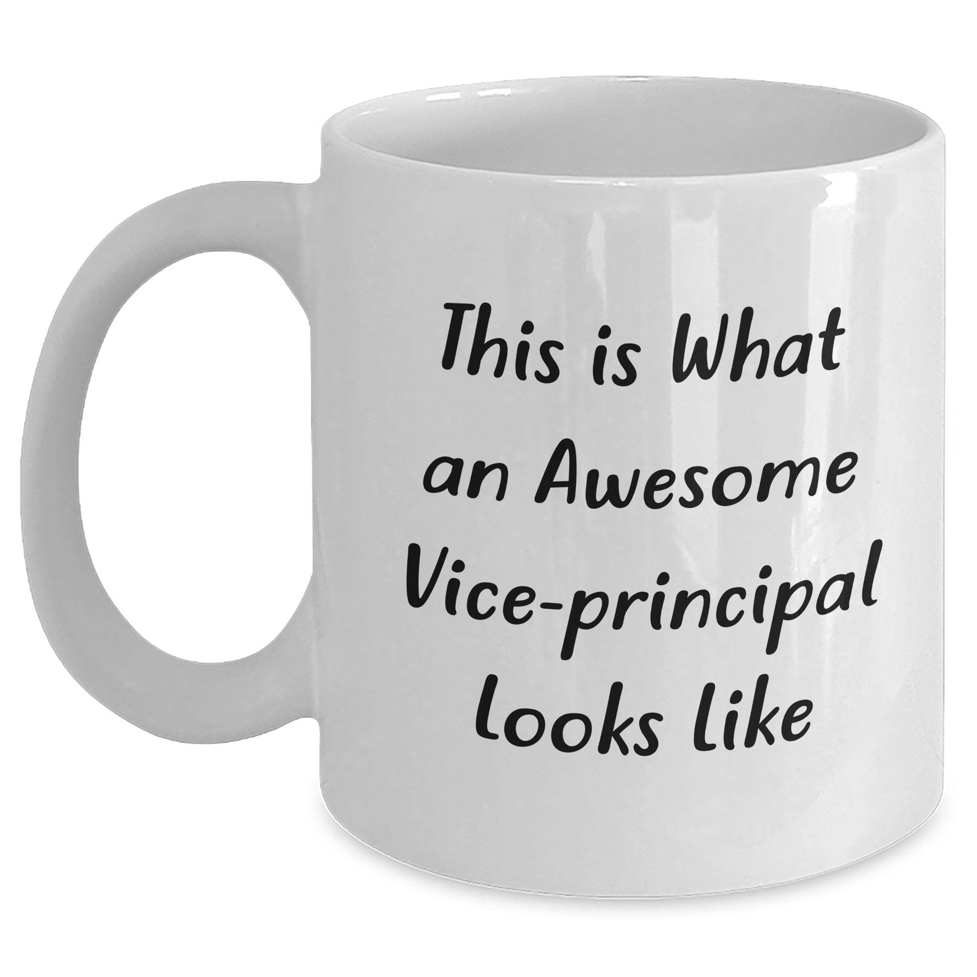 Funny Vice-Principal Gifts from Family - White Coffee Mug for Men and Women - This Is What An Awesome Vice-Principal Looks Like - Graduation Unique Gifts - Main