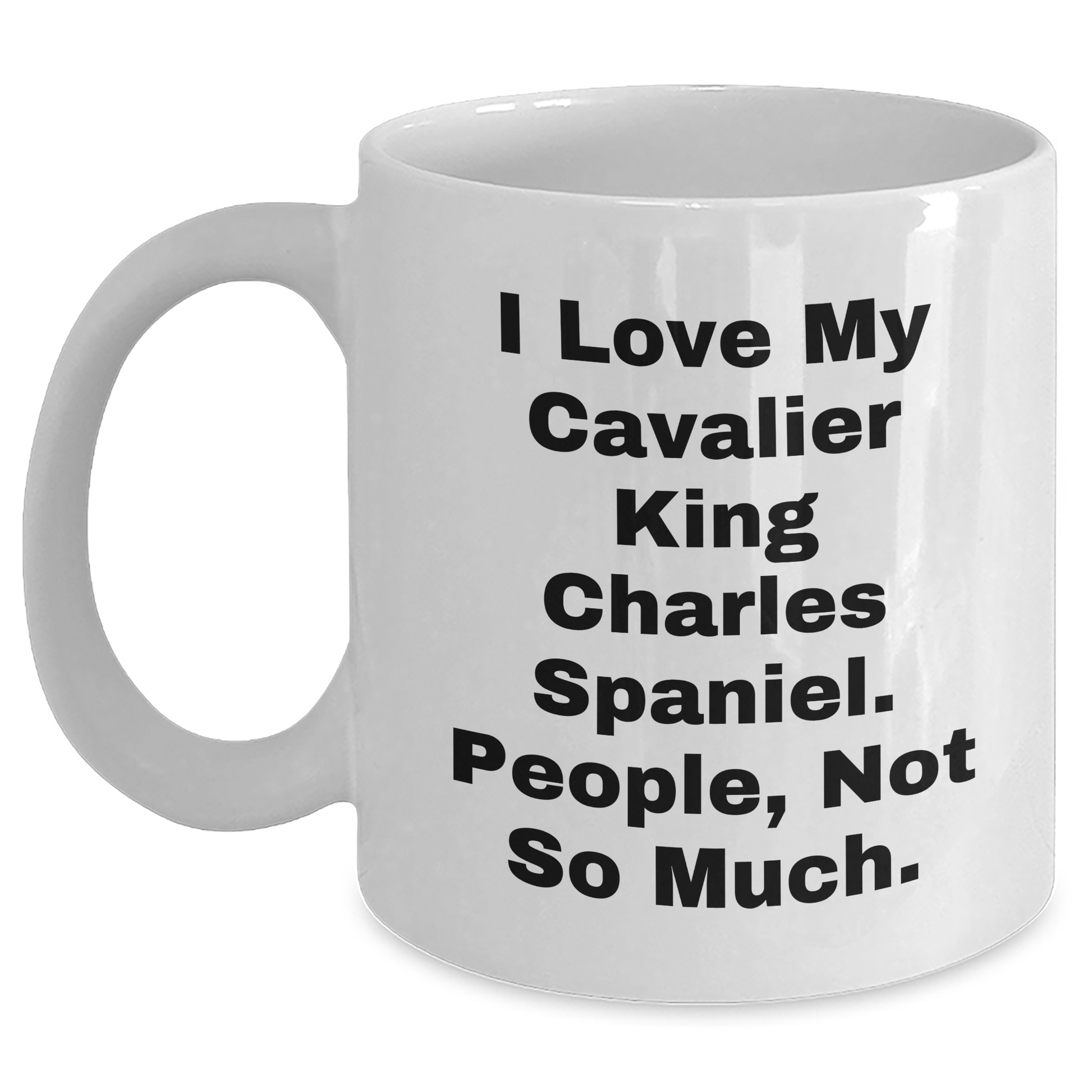 Cavalier King Charles Spaniel Dog Gifts, Funny Quote White Coffee Mug, Gifts from Friends to Family for Graduation - Main
