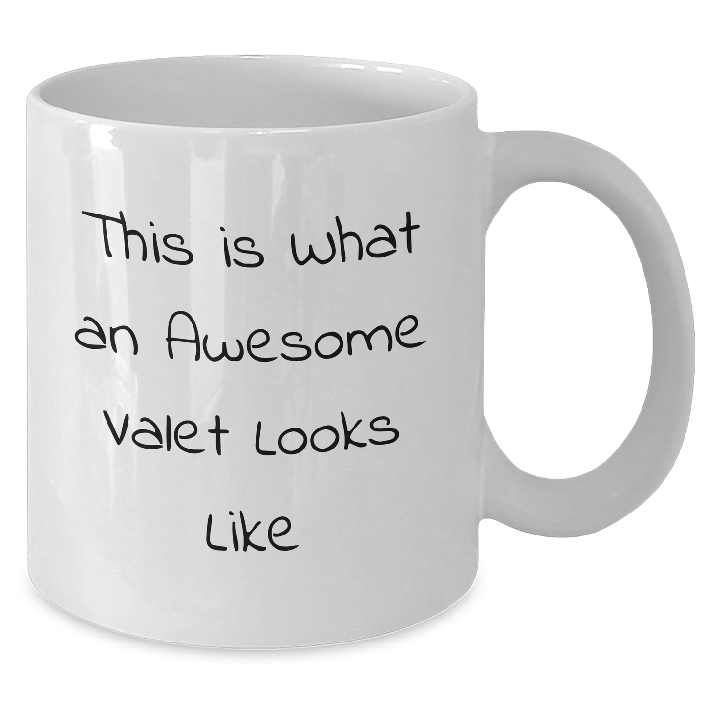 Funny Valet White Coffee Mug Gifts from Family to Awesome Valet, This Is What An Awesome Valet Looks Like, Graduation Unique Gifts for Men - Additional