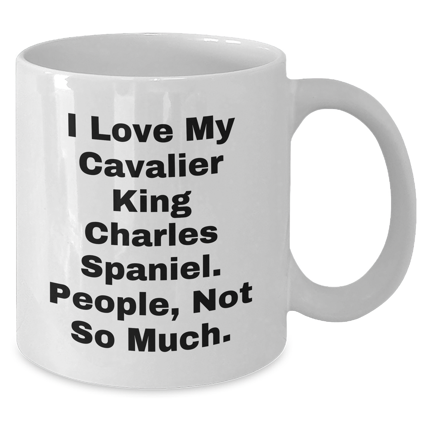 Cavalier King Charles Spaniel Dog Gifts, Funny Quote White Coffee Mug, Gifts from Friends to Family for Graduation - Additional