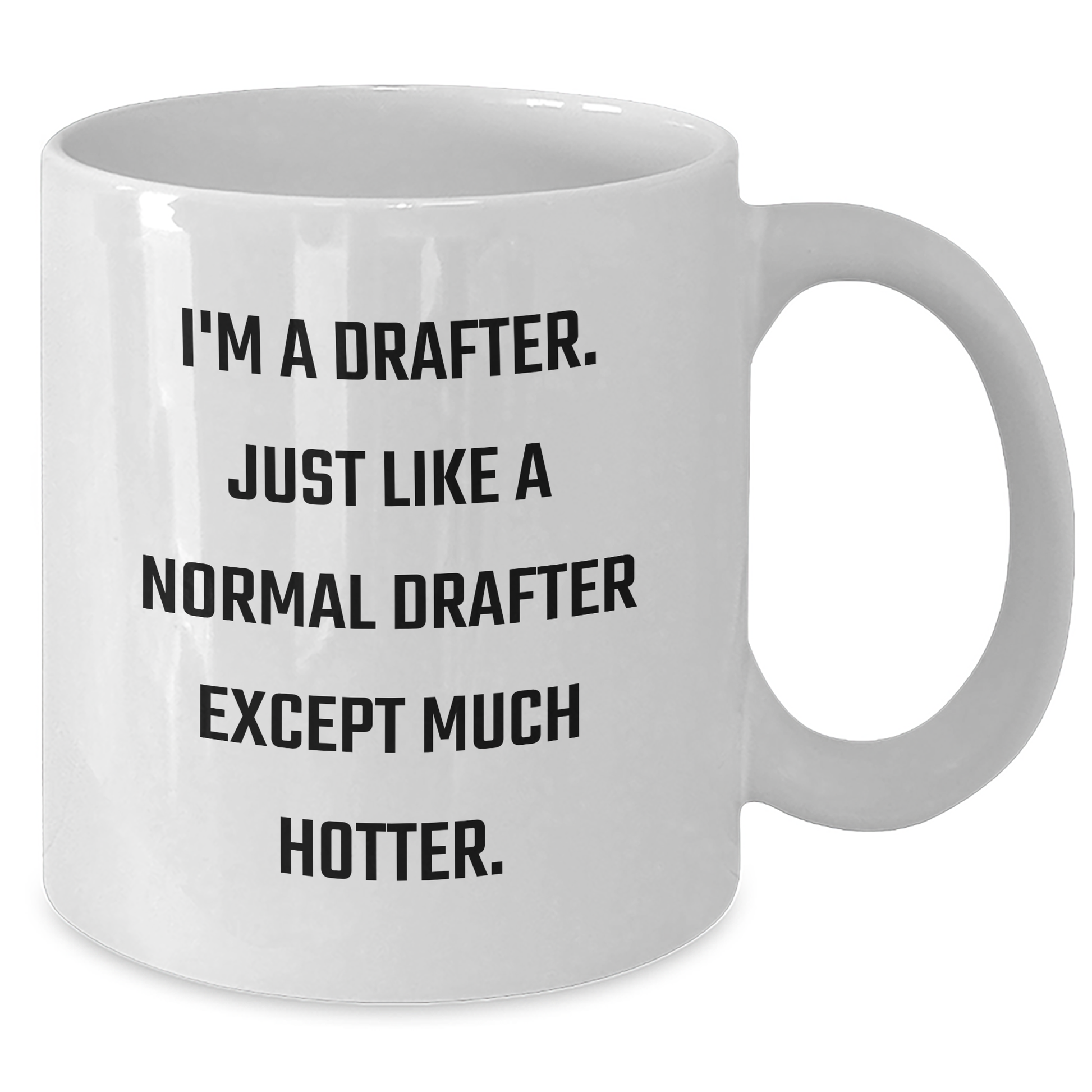 Funny Drafter Gifts from Friends for Daughters, Unique Graduation Presents for White Coffee Mug Lovers - Additional