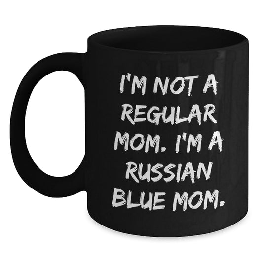 Russian Blue Cat Funny Mom Gifts from Mom to Russian Blue Cat Lover for Christmas Unique Mugs - Main