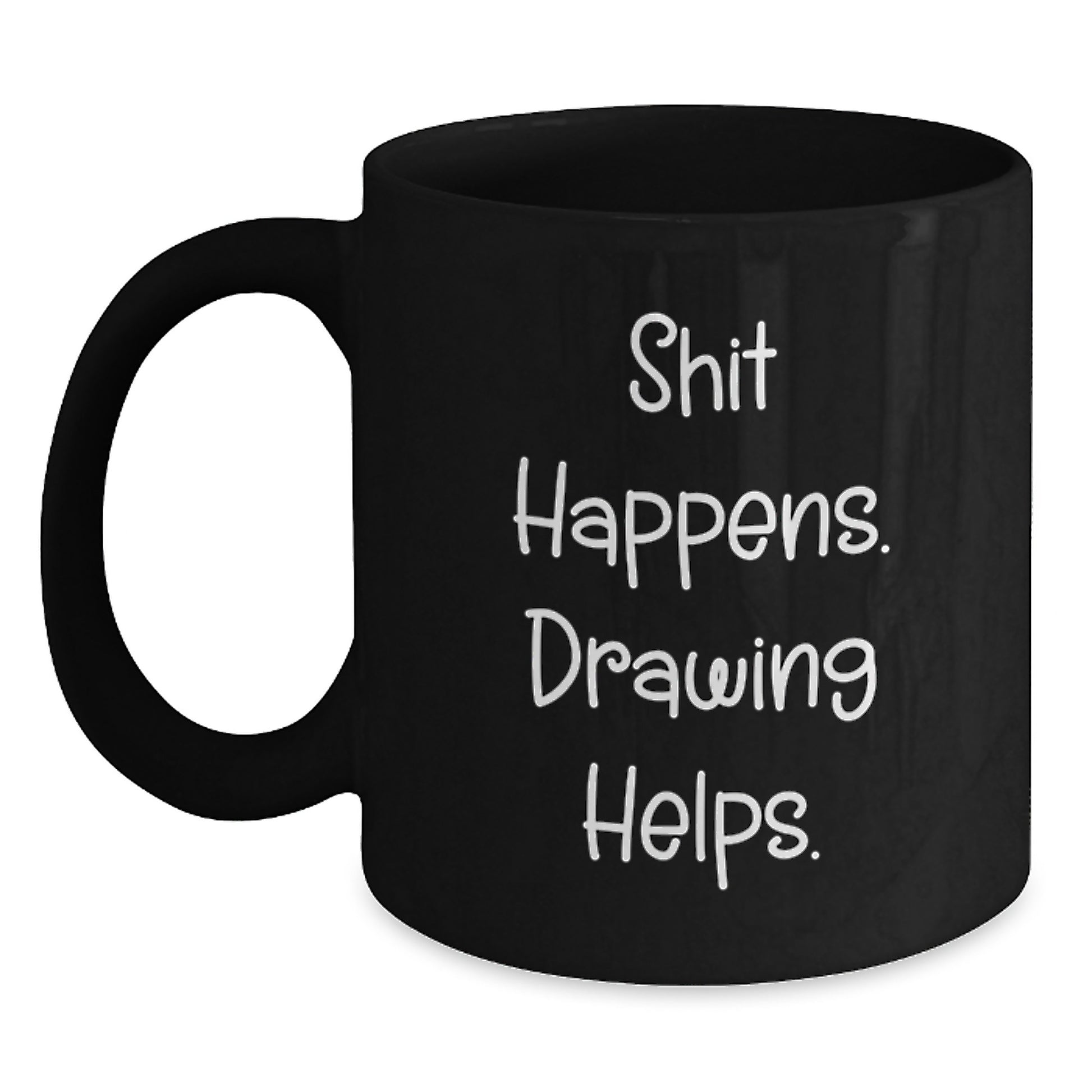 Funny Drawing Gifts for Him from Friends, Inspirational Mug for Coffee Lovers, Unique Christmas Unique Gifts for Drawing Enthusiasts - Main