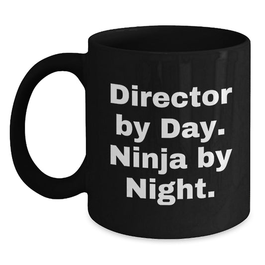 Funny Director Black Coffee Mug Gifts from Friends for Christmas Unique Director - Main