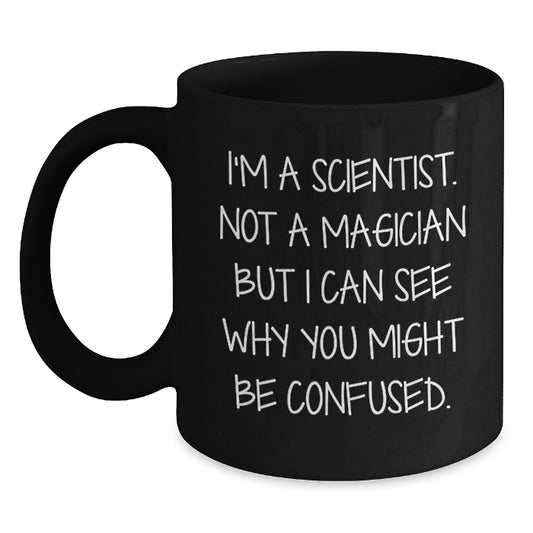 Funny Scientist Black Coffee Mugs Gifts for Scientist Friends - Gifts from Family - Main