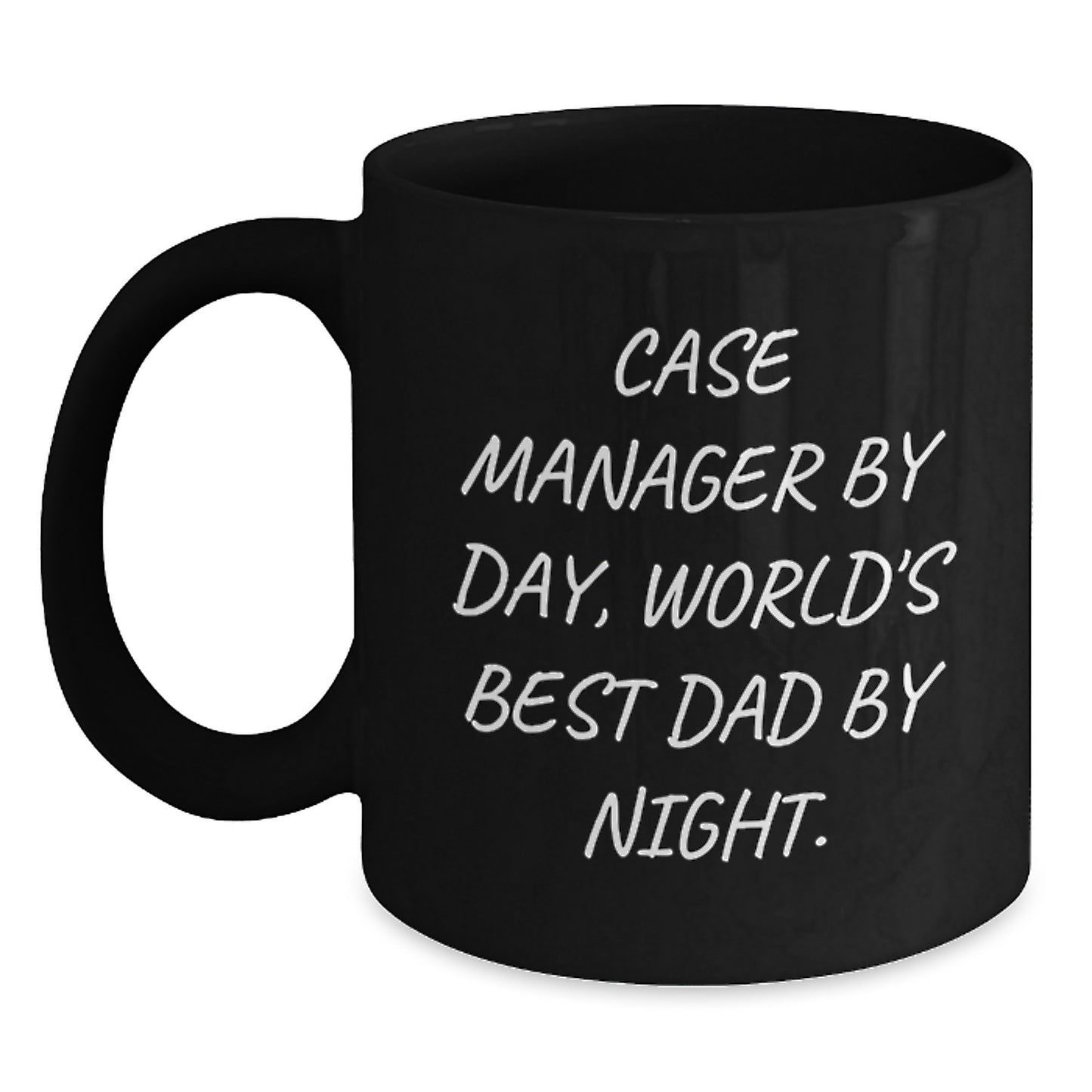 Case Manager Gifts, Funny Black Coffee Mug, Birthday Unique Gifts from Men to Case Manager - Main