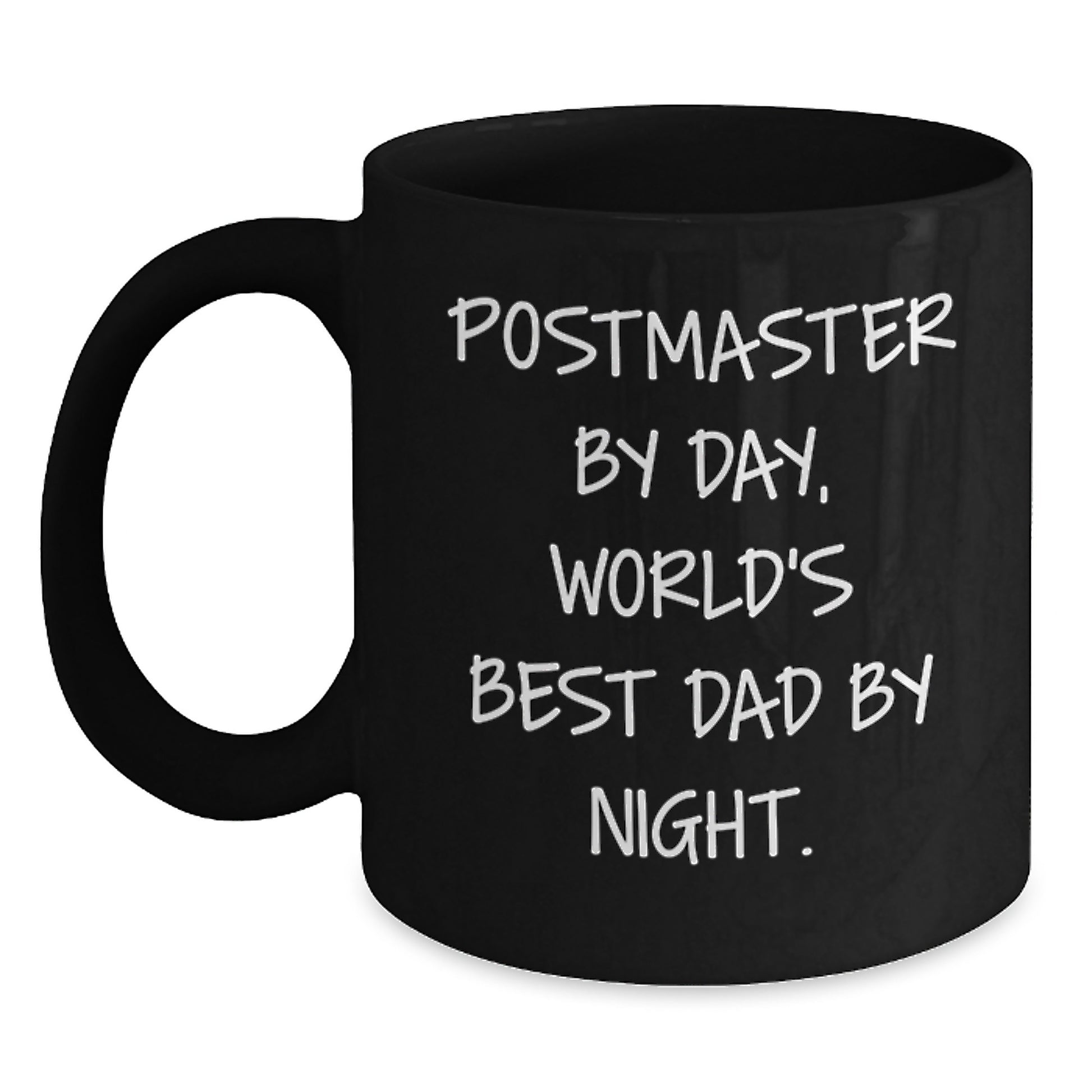 Postmaster Gifts Funny Quote Black Coffee Mug for Graduation Unique Gifts from Family and Friends - Main