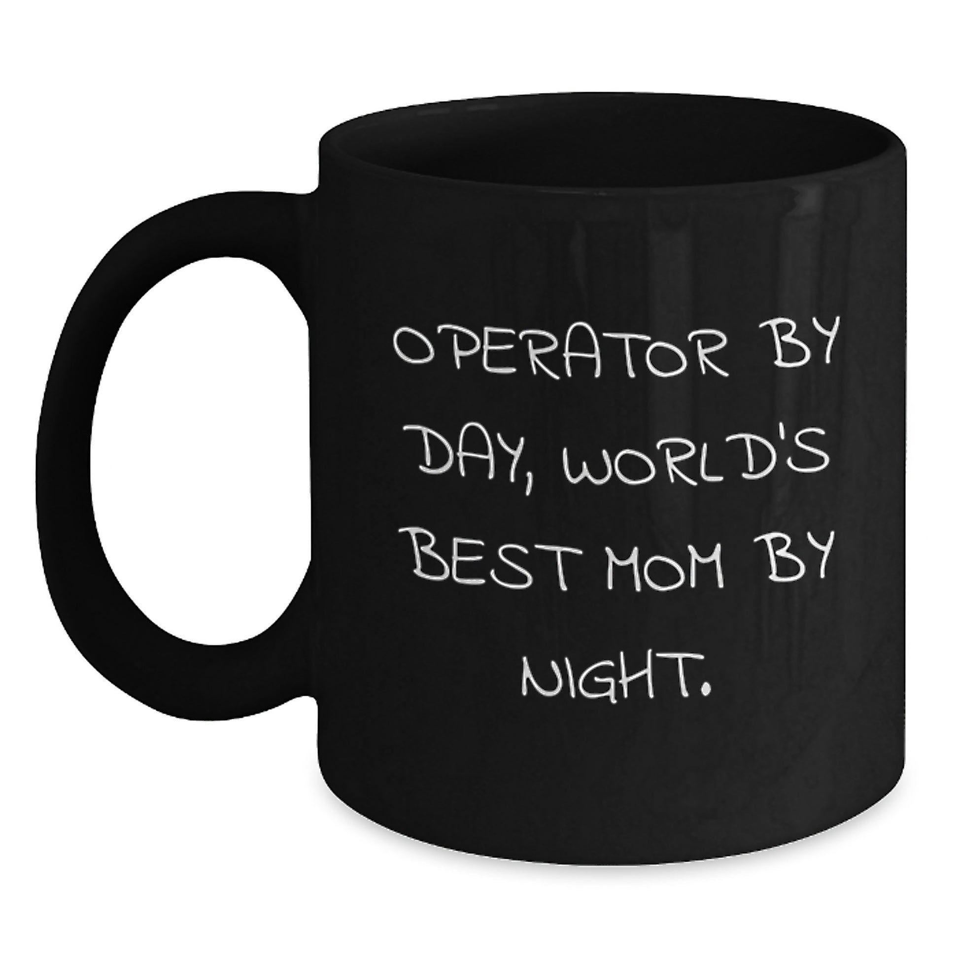 Funny Operator Gifts from Men to Operator, Black Coffee Mug for Operator, Valentine's Unique Gifts - Main