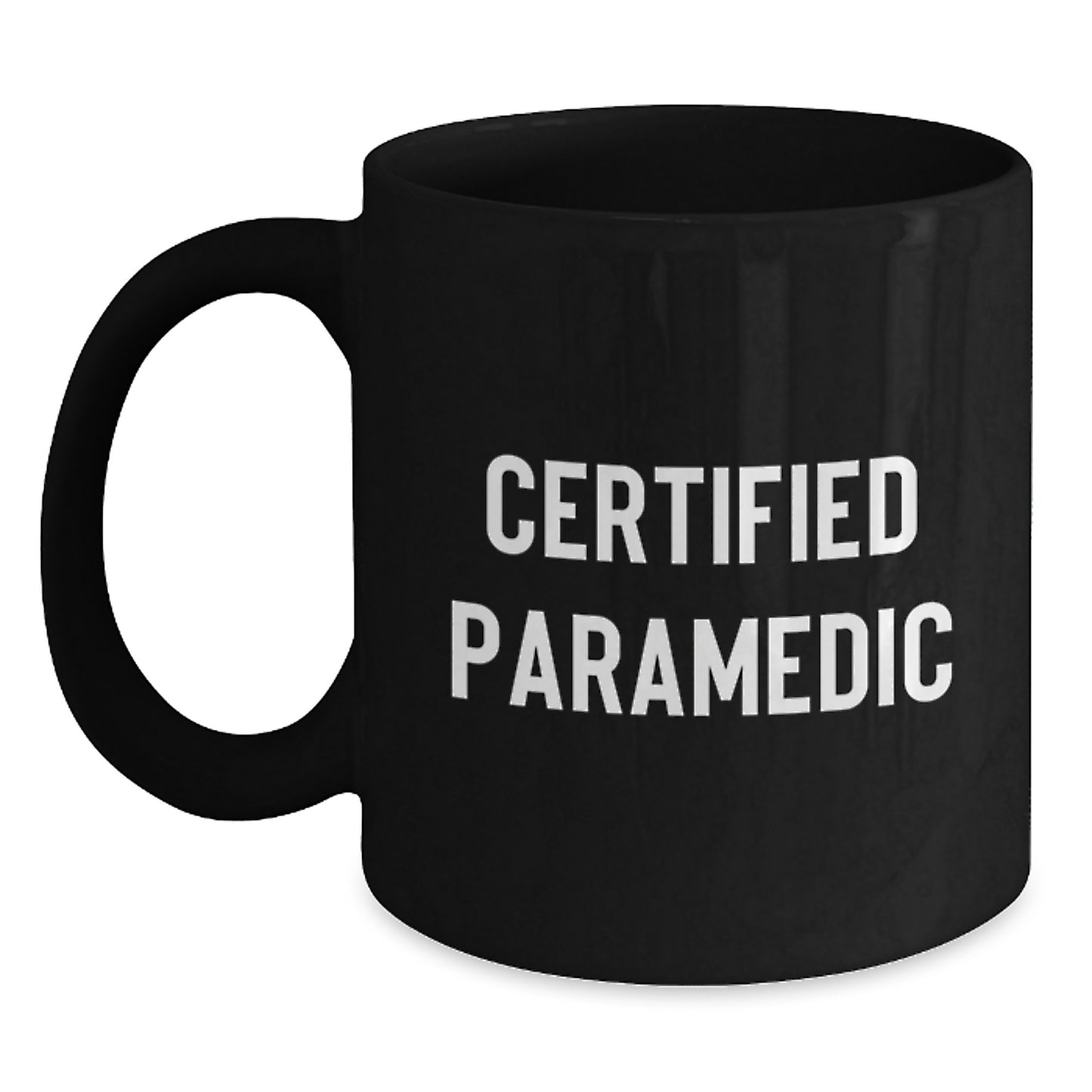 Certified Rescue Worker Funny Quote Black Coffee Mug Gifts for Rescue Worker Men from Coworkers, Unique Christmas Unique Gifts - Main