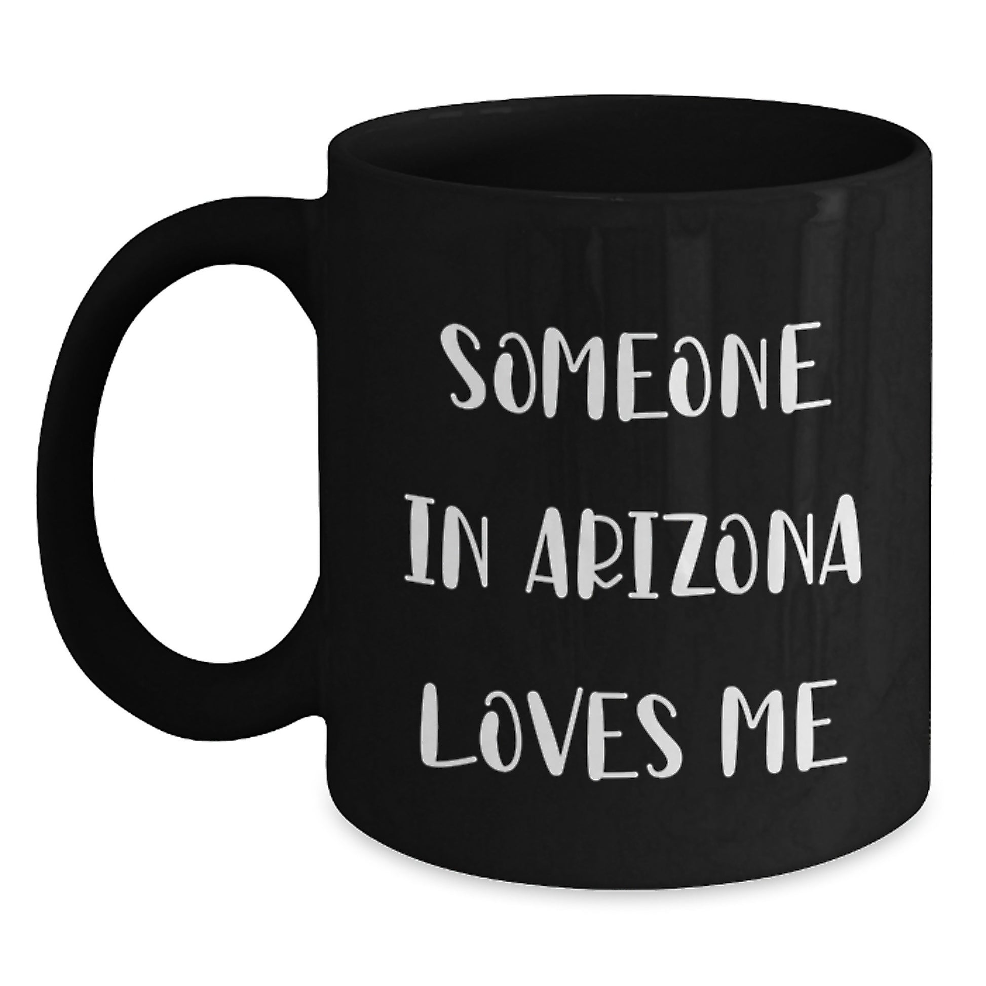 Arizona Love Funny Black Coffee Mug, Gift for Someone in Arizona - Birthday Unique Gifts from Friends, Family, or Coworkers - Main