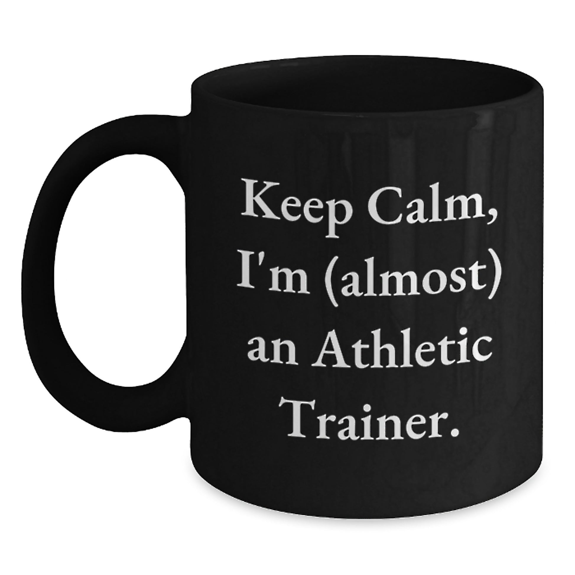 Funny Gift for Athletic Trainers, Keep Calm I'm Almost an Athletic Trainer Christmas Unique Presents from Men to Friends - Main