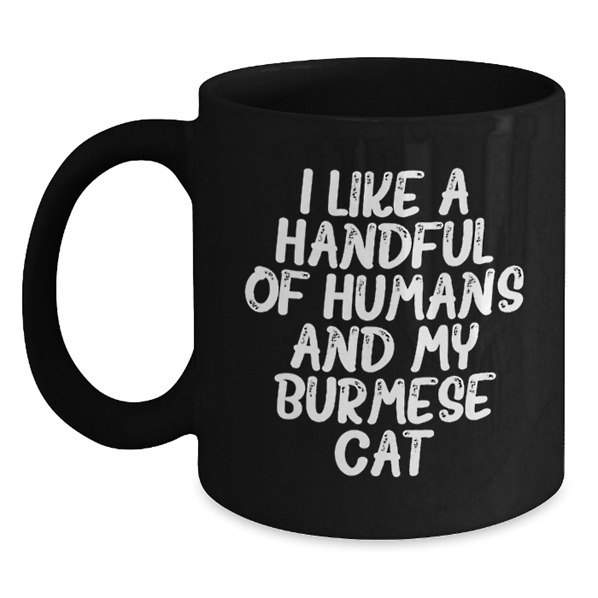 Burmese Cat Lovers Gifts from Men to Women Friends for Christmas Unique Gift Ideas Funny Mug - Main