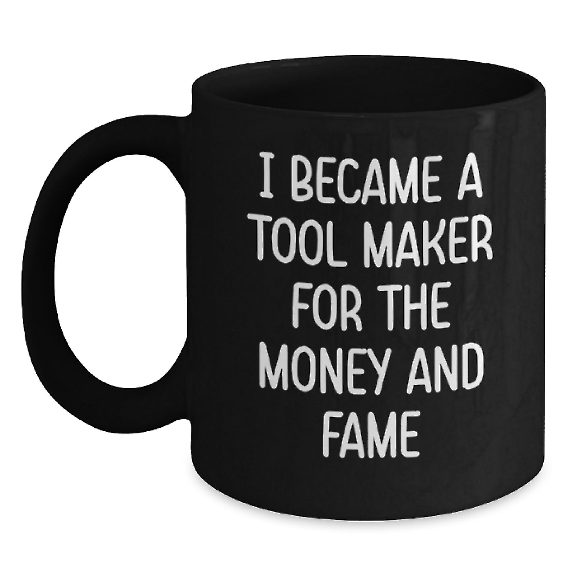 Funny Tool Maker Gifts for Men from Friends - Unique Black Coffee Mugs for Christmas Unique Gifts - Main