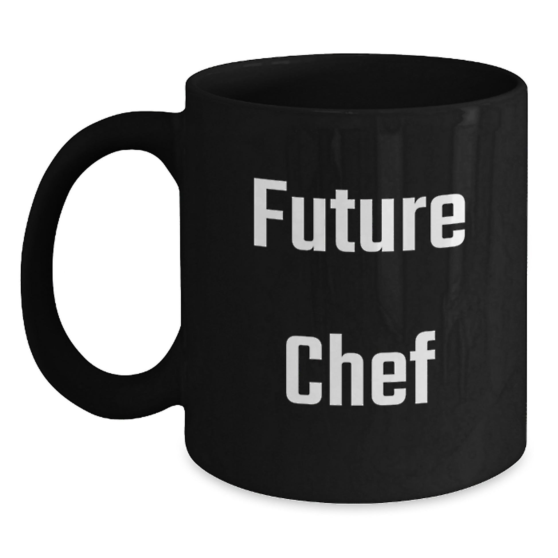 Funny Chef Quote Black Coffee Mugs for Future Chefs Gifts from Family to Friends - Main