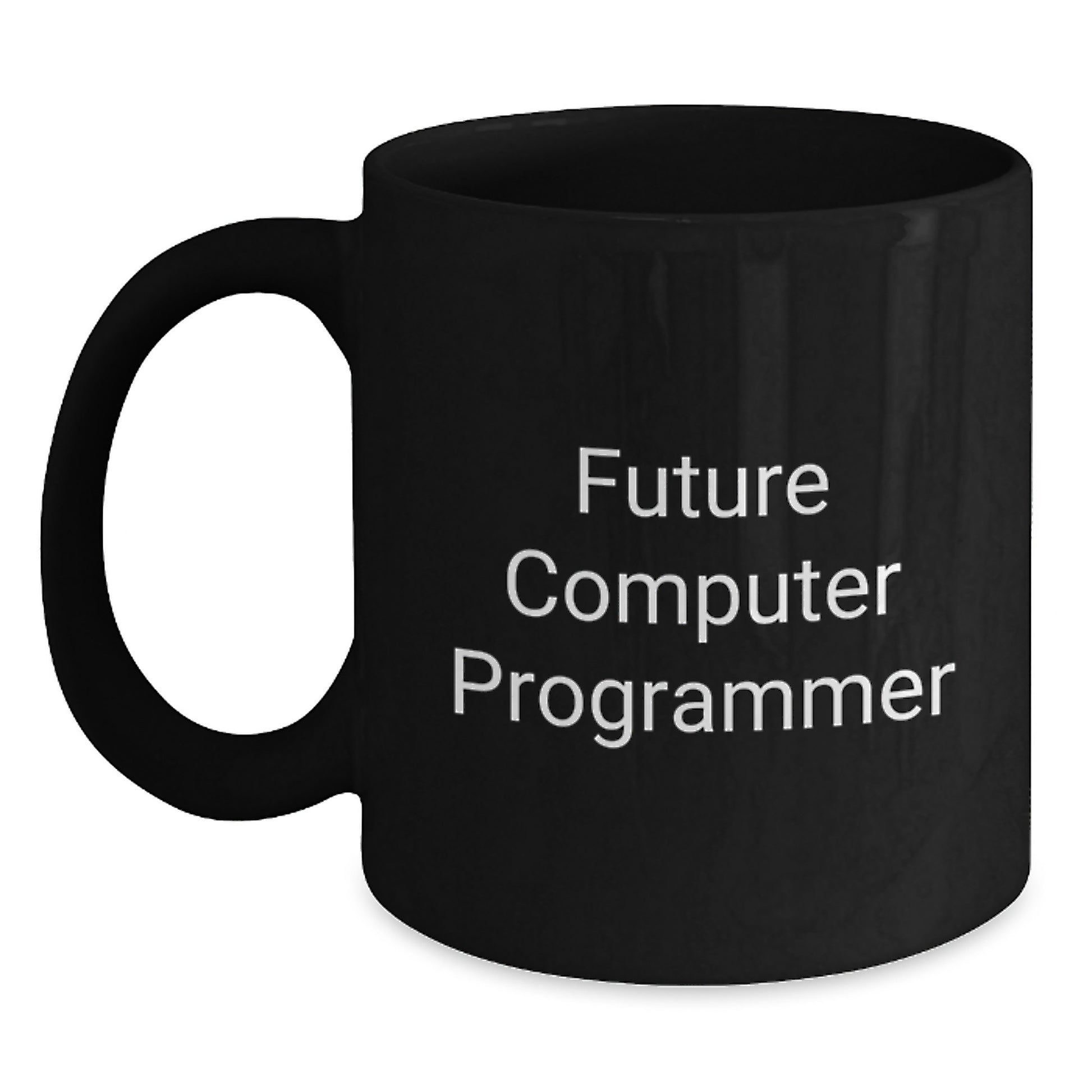 Funny Future Computer Programmer Black Coffee Mugs Gifts for Men Friends Coworkers from Christmas Unique Gifts - Main
