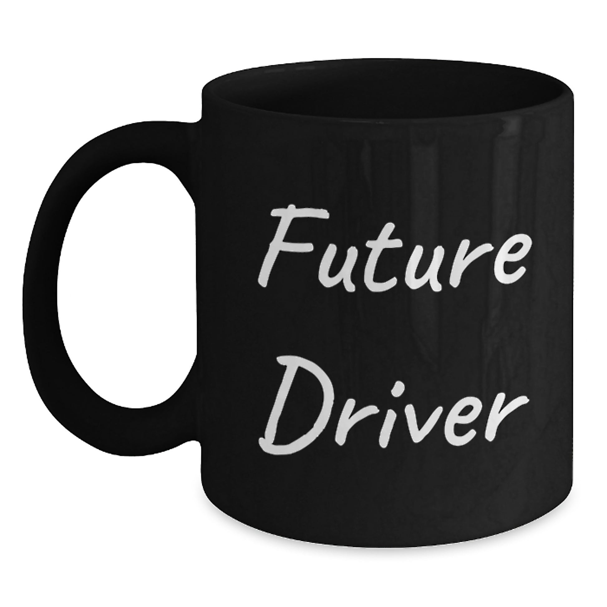 Funny Driver Gifts from Friends for Men on Christmas Unique Mugs Black Coffee Quote 'The Road to Success is Paved with Caffeine' Gifts - Main