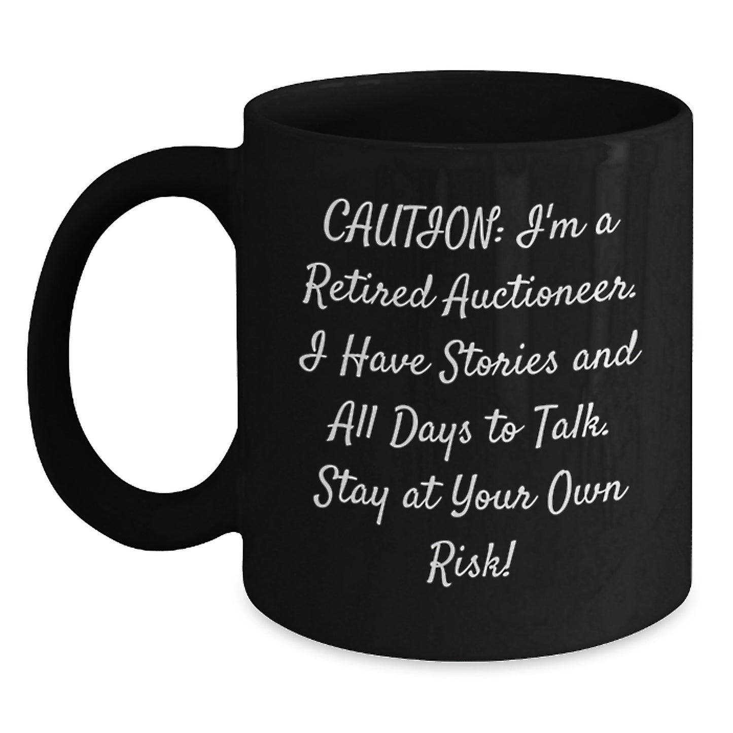 Auctioneer Humor Funny Mugs Gifts from Friends for Auctioneers Christmas Unique Gifts - Main