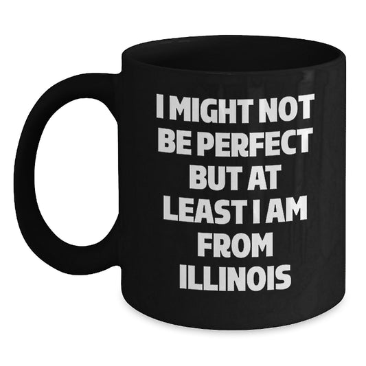 Funny Illinois Mugs for Men and Women - I Might Not Be Ideal Gifts from Friends and Family Christmas Unique - Main