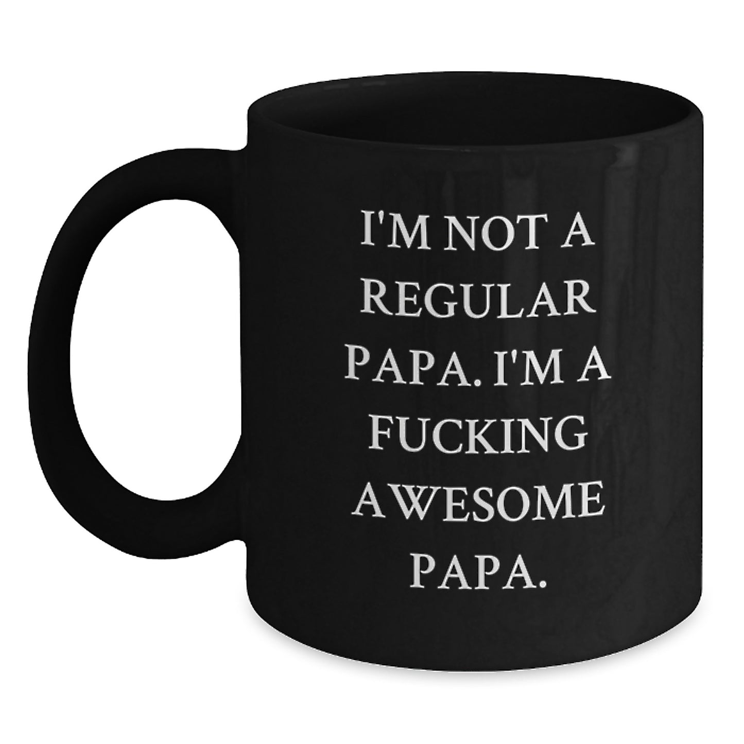 Funny Papa Black Coffee Mug Gifts from Men to Papa for Christmas Unique Unique - Main