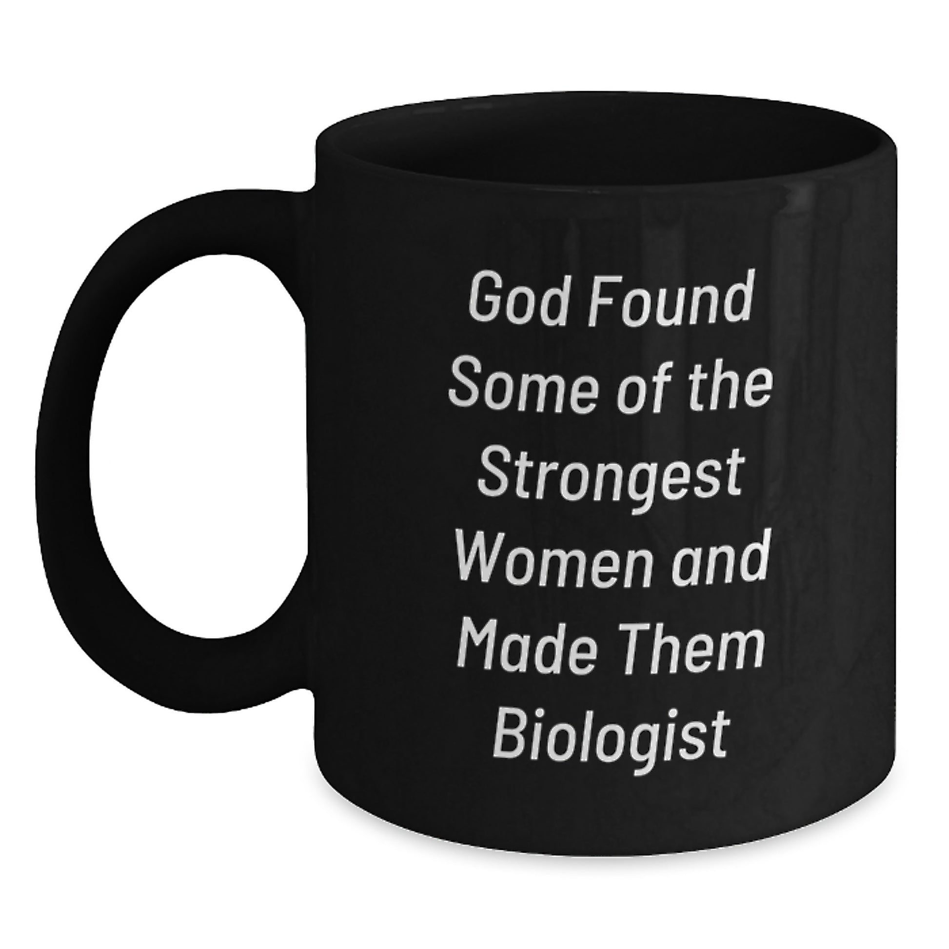 Funny Biologist Black Coffee Mug Gifts from Men for Women Friends on Christmas Unique - Main