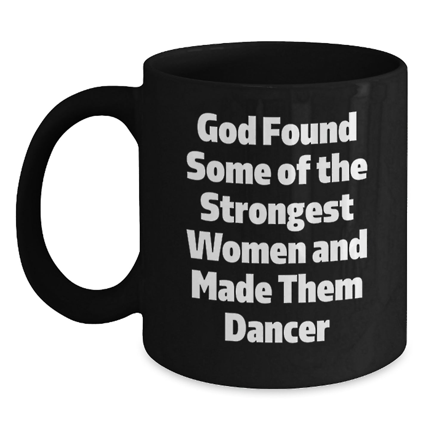 Funny Dancer Gifts from Friends, Unique Christmas Unique Gifts for Dancer Women, Black Coffee Mug - Main
