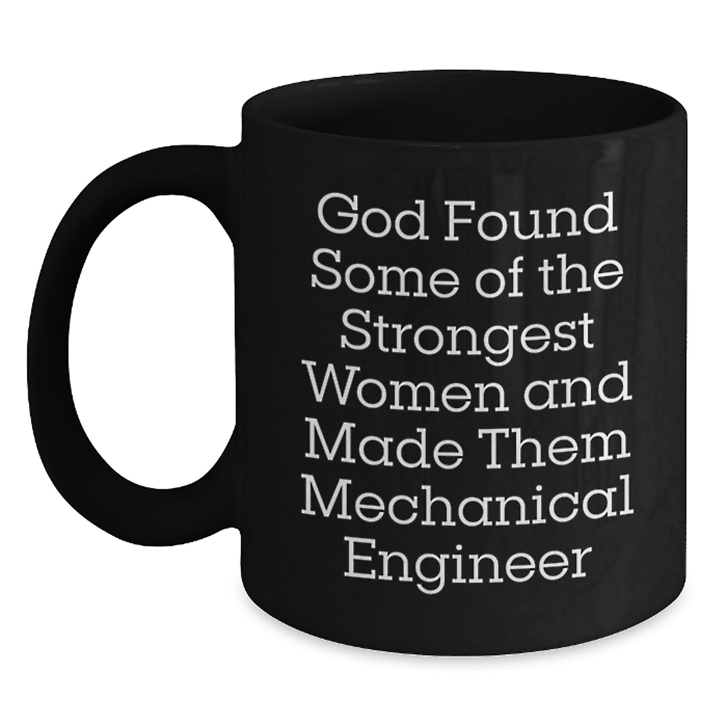 Funny Mechanical Engineer Gifts from Friends to Colleagues - Black Coffee Mugs with Inspirational Quote - Christmas Unique - Main