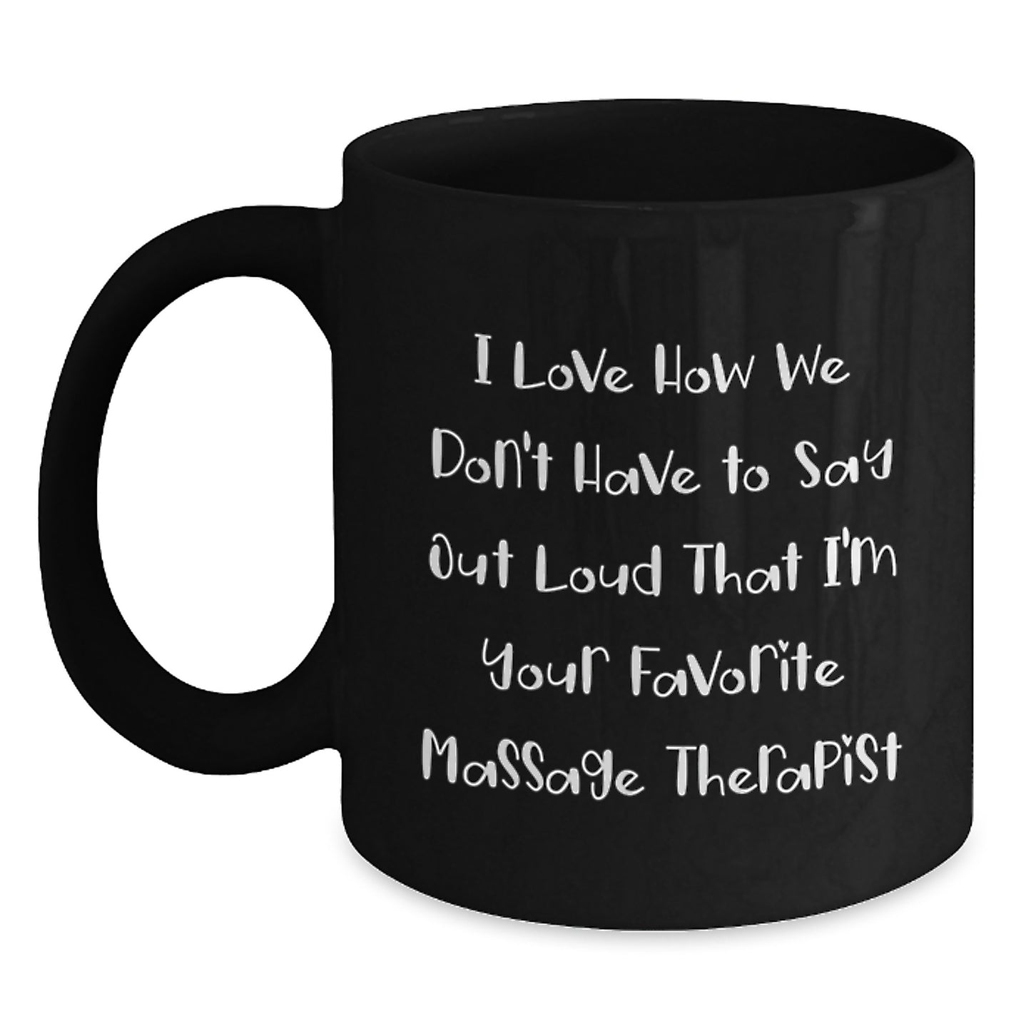Massage Therapist Gifts, Funny Quote, Black Coffee Mug - Gifts from Friends, Coworkers, Family for Massage Therapist, Graduation Unique Gifts - Main