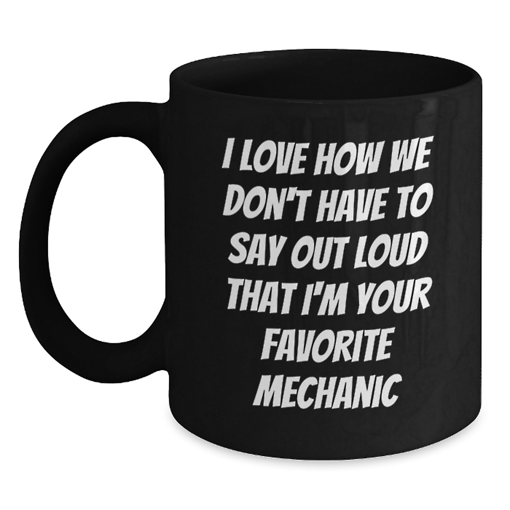 Funny Mechanic Black Coffee Mug Gifts from Friends, Men, or Family to Your Favorite Mechanic, Unique Christmas Unique Gifts for Him - Main