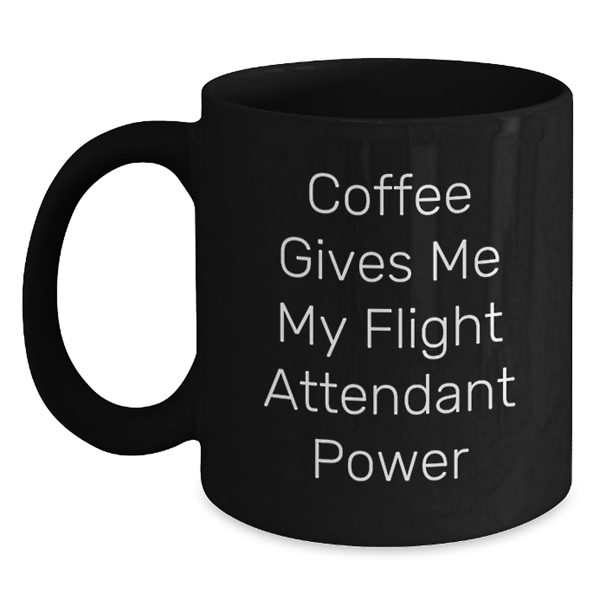 Flight Attendant Power Gifts for Men from Family, Funny Coffee Mug for Graduation - Main