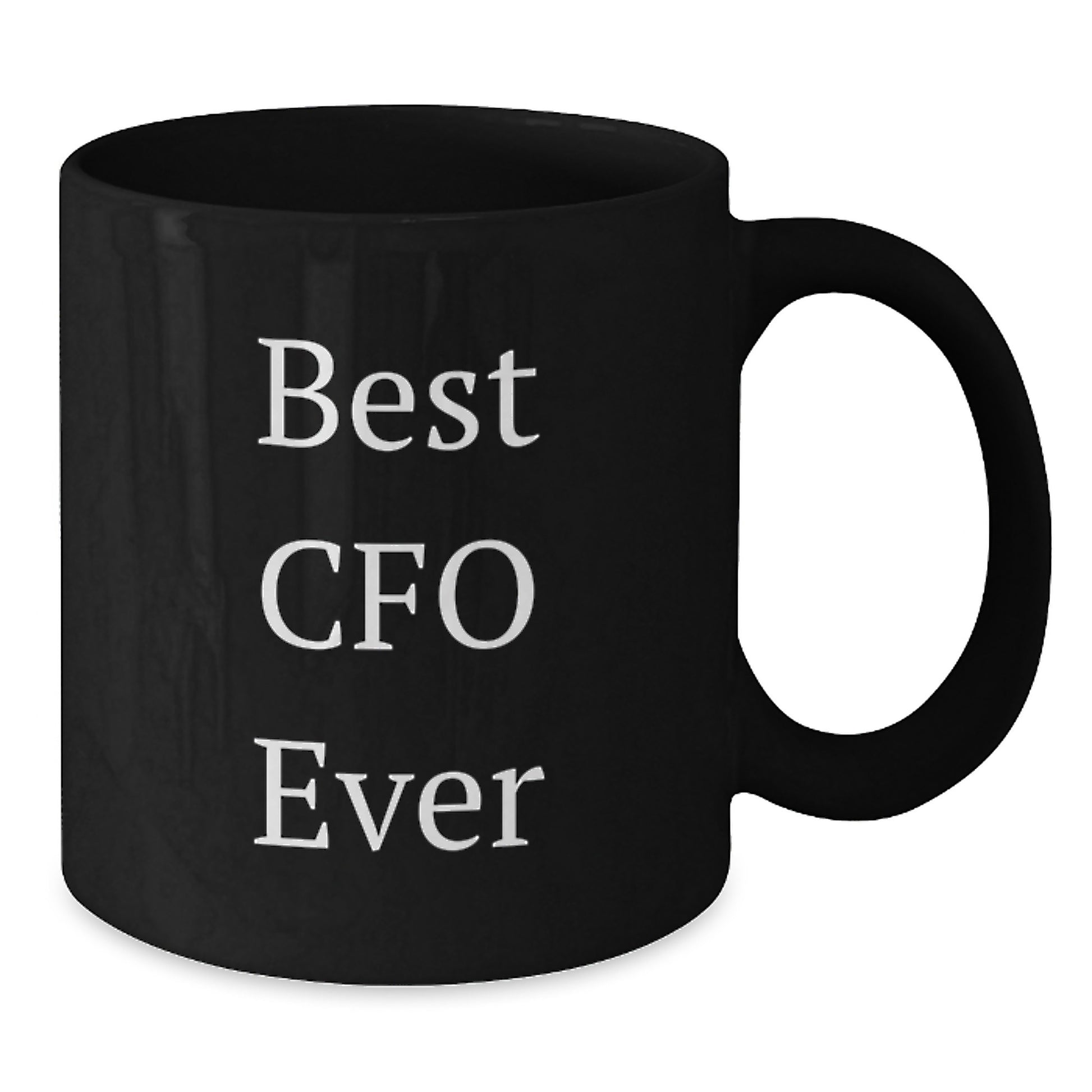 Funny CFO Gifts for Men - Best Cfo Ever Black Coffee Mug Christmas Unique Gifts from Friends - Additional