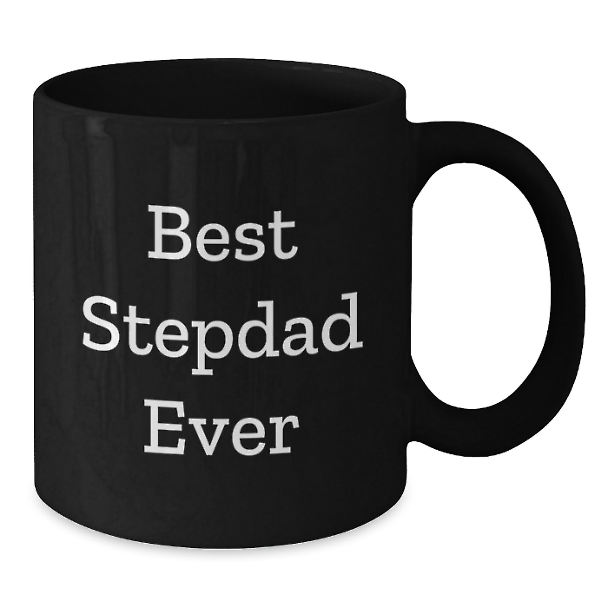 Funny Stepdad Gifts from Men, Funny Gifts for Stepdad, Best Stepdad Ever Black Coffee Mug, Unique Christmas Unique Gifts - Additional