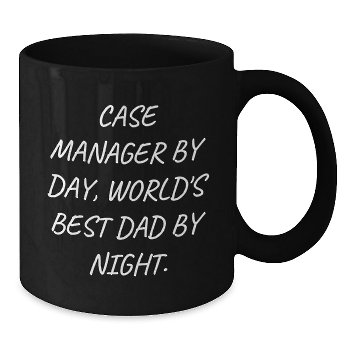 Case Manager Gifts, Funny Black Coffee Mug, Birthday Unique Gifts from Men to Case Manager - Additional