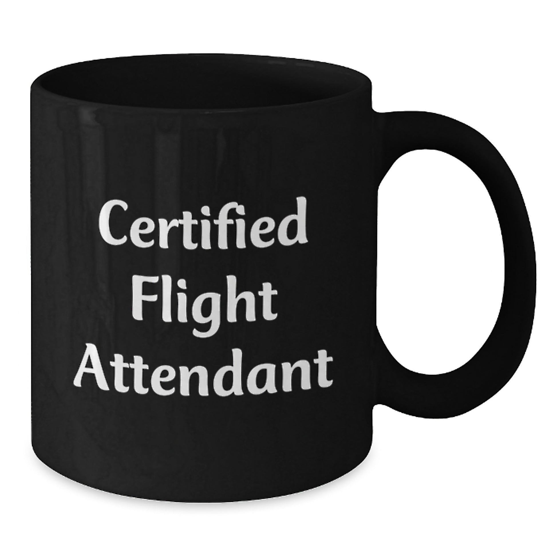 Inspiring Flight Attendant Gifts from Friends for Graduation, Funny Quote Black Coffee Mug, 11oz or 15oz, Microwave and Dishwasher Safe - Additional