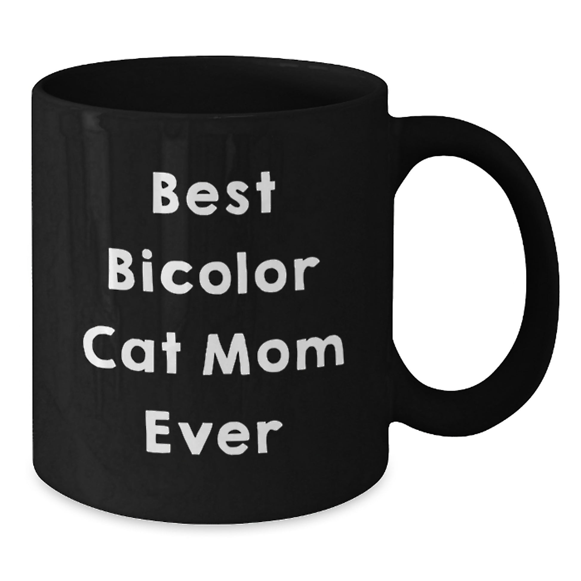 Funny Bicolor Cat Mom Gift from Friends for Birthday Unique - Additional