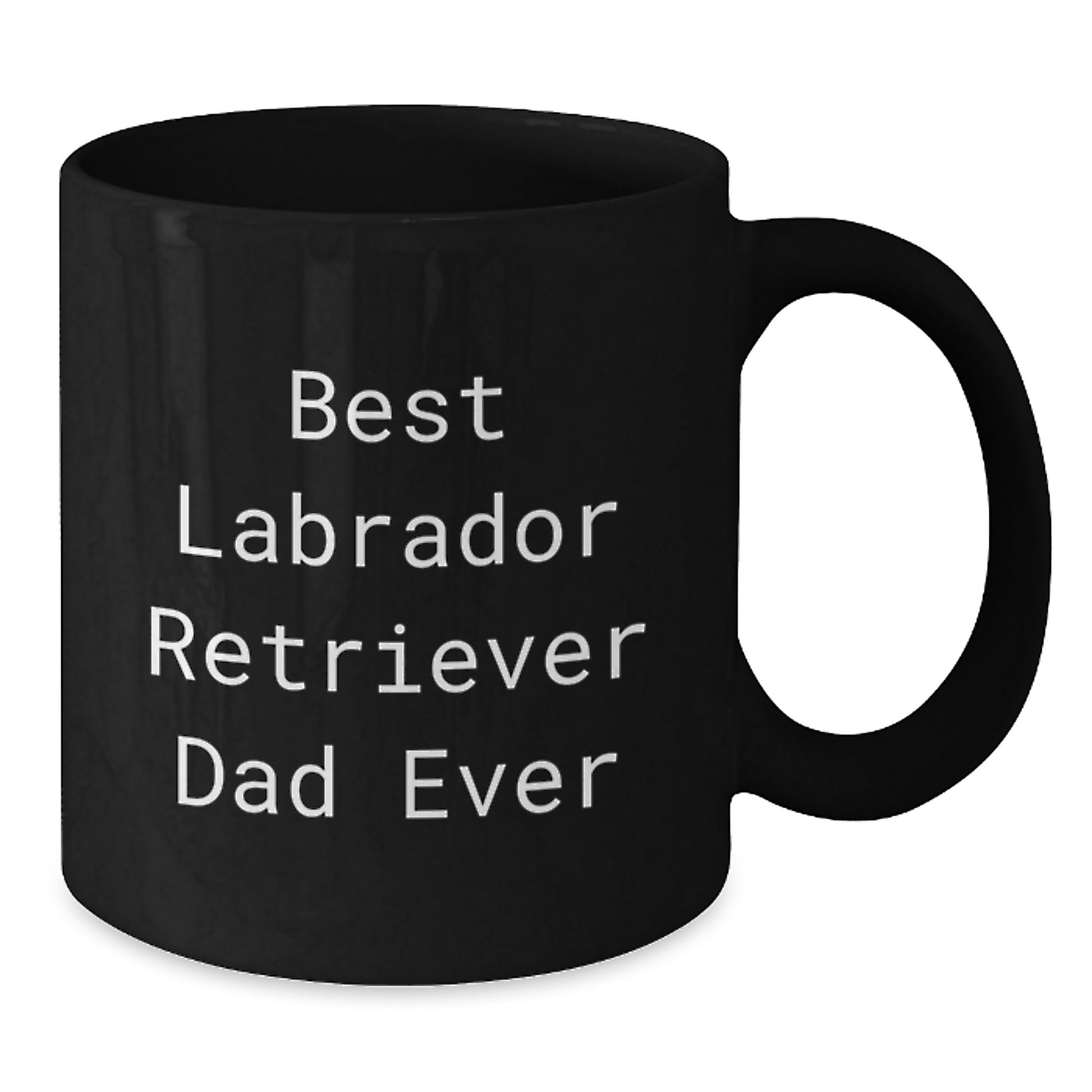 Funny Labrador Retriever Dad Ever Black Coffee Mug Gifts from Men to Labrador Retriever Dog Lovers on Birthday Unique Gifts - Additional