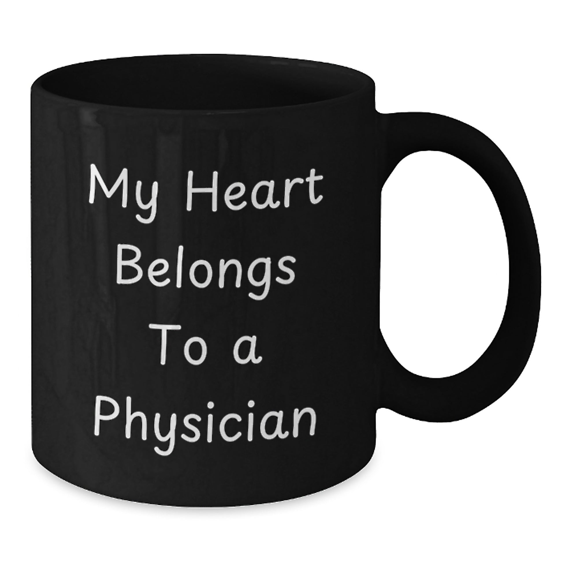 Funny Gift for Physicians, Unique Physician Christmas Unique Gifts from Friends, Physician Black Coffee Mug - Additional