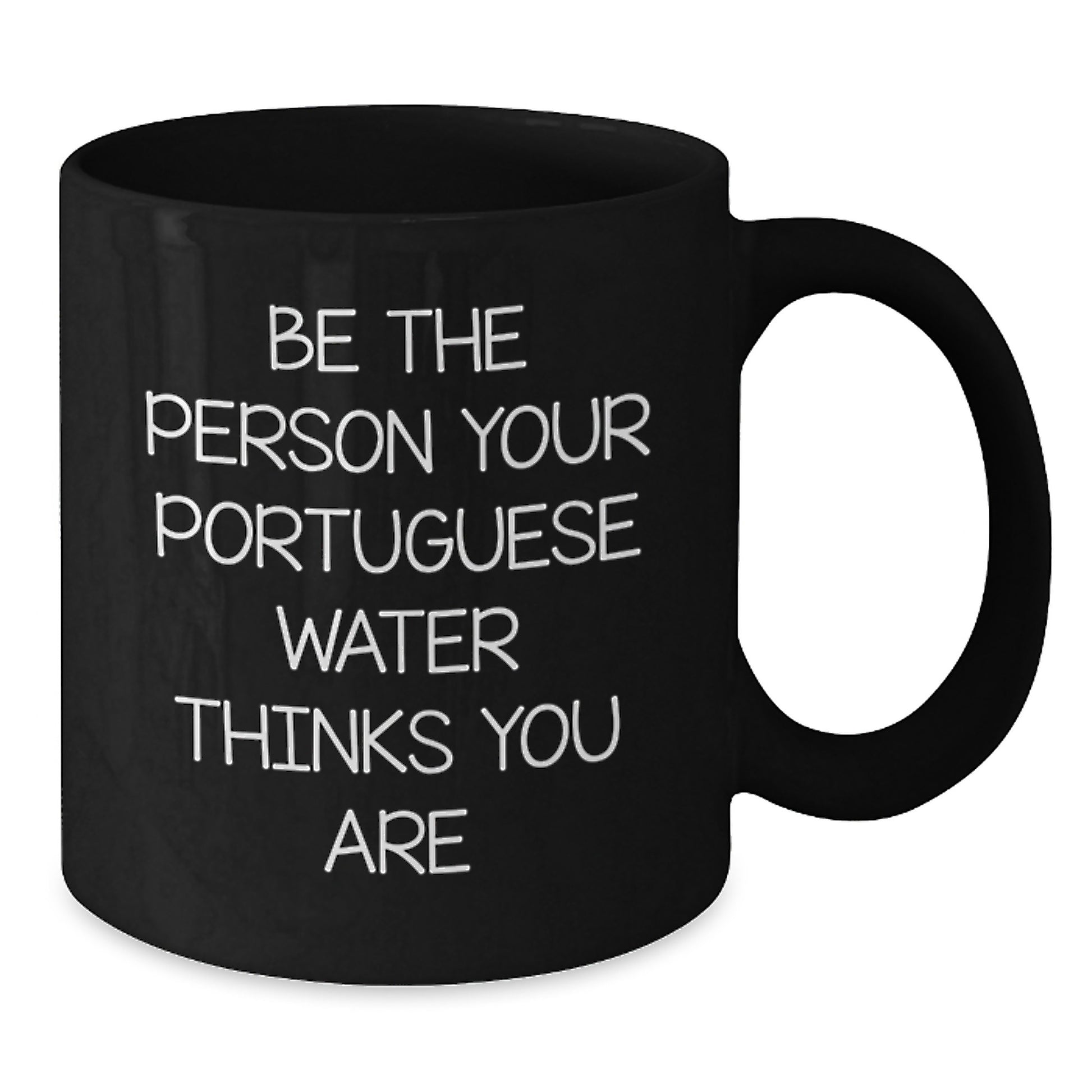 Portuguese Water Dog Lovers Funny Black Coffee Mugs Gifts for Portuguese Water Dog Owners Birthday Presents from Family Friends - Additional