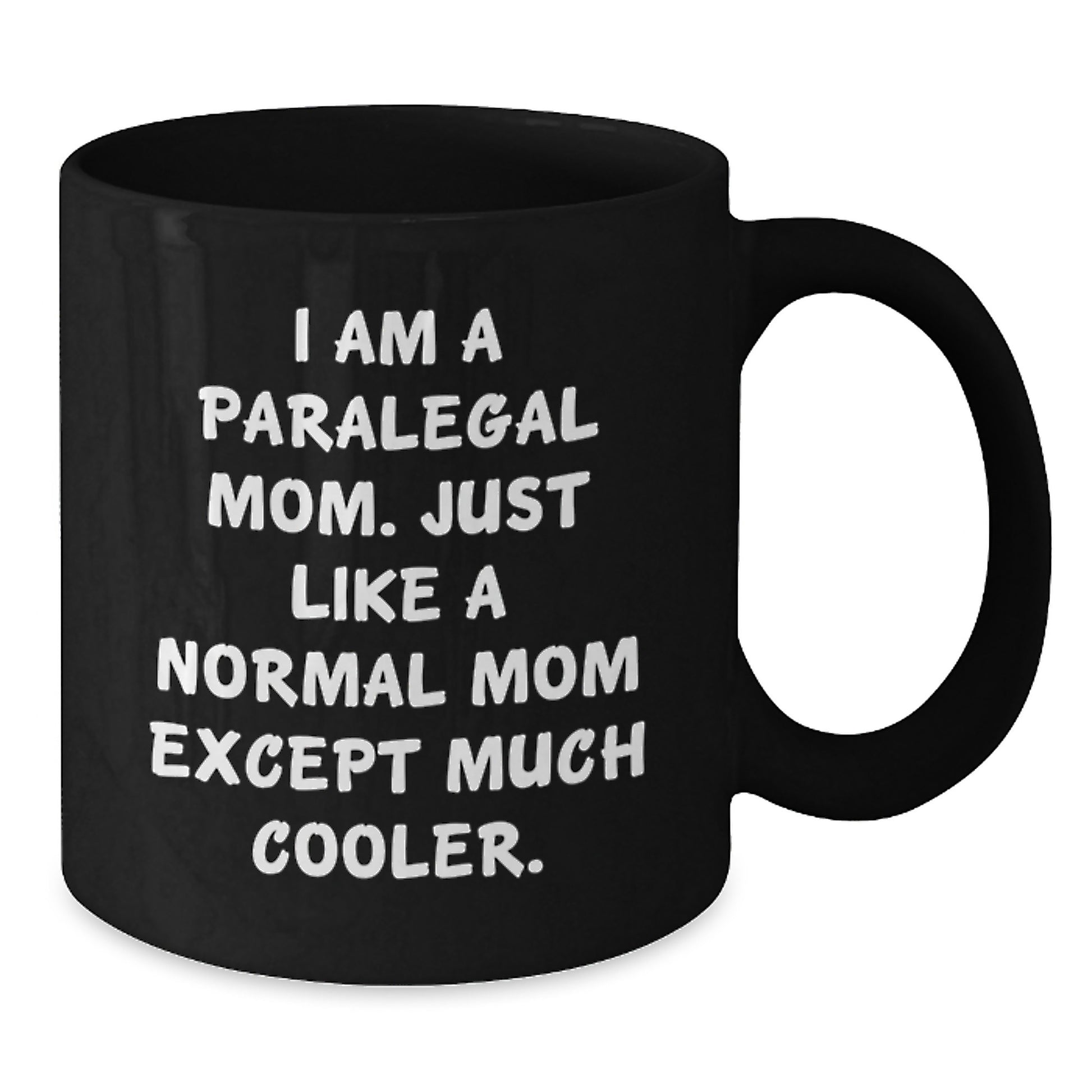 Funny Paralegal Gifts, Black Coffee Mug for Paralegal Mom, Christmas Unique Presents for Friends, Women, Family, or Coworkers - Additional